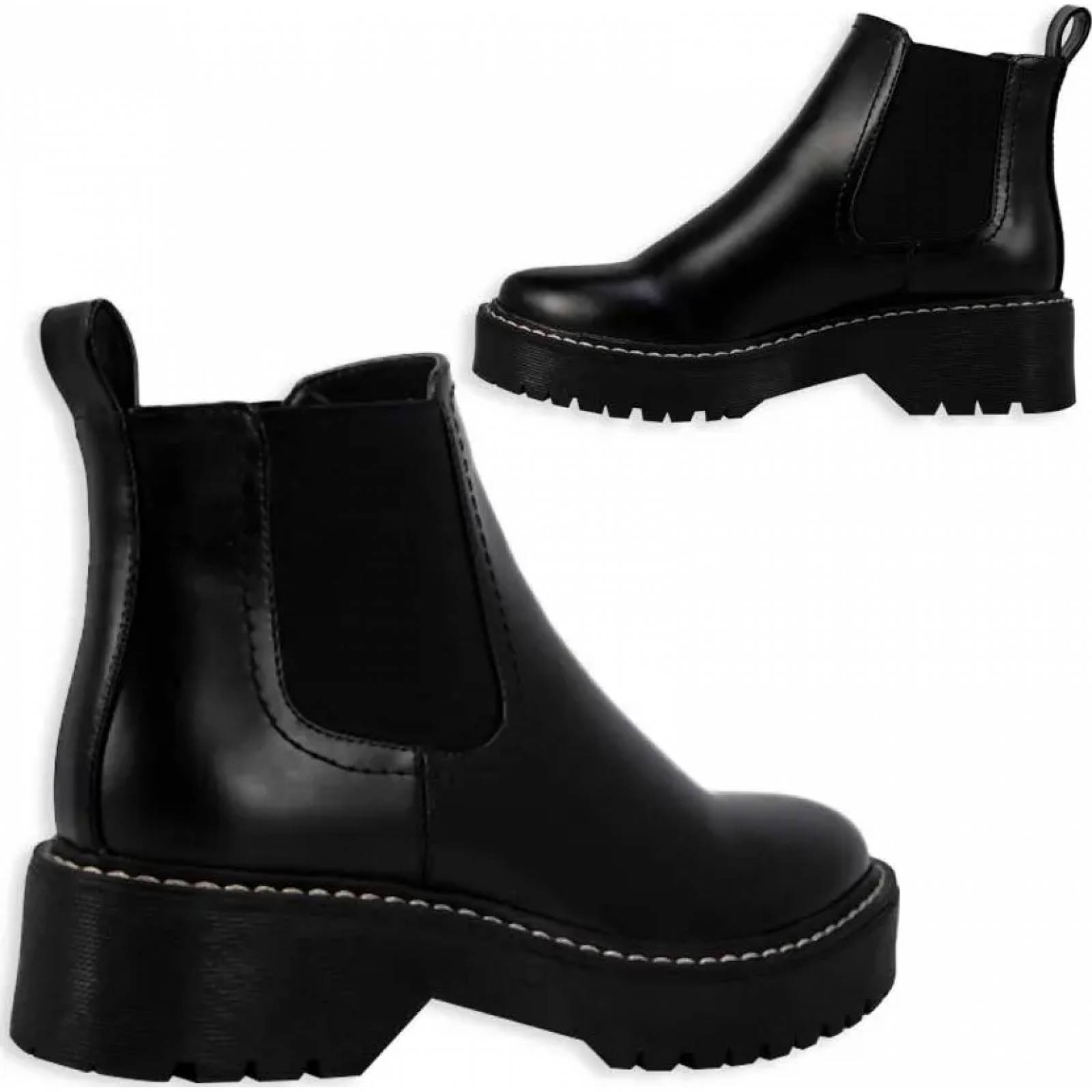 Botines dama negro Goodyear modelo 8015