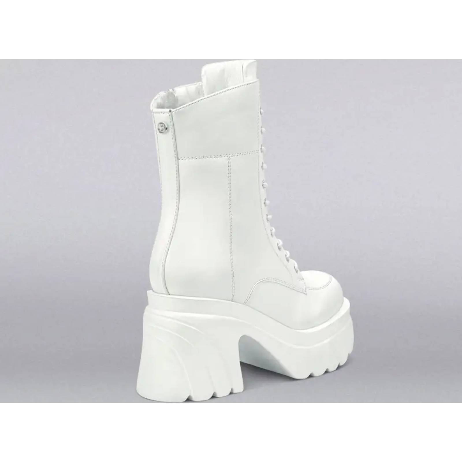 Bota militar dama blanco Belinda Peregrin modelo 2092