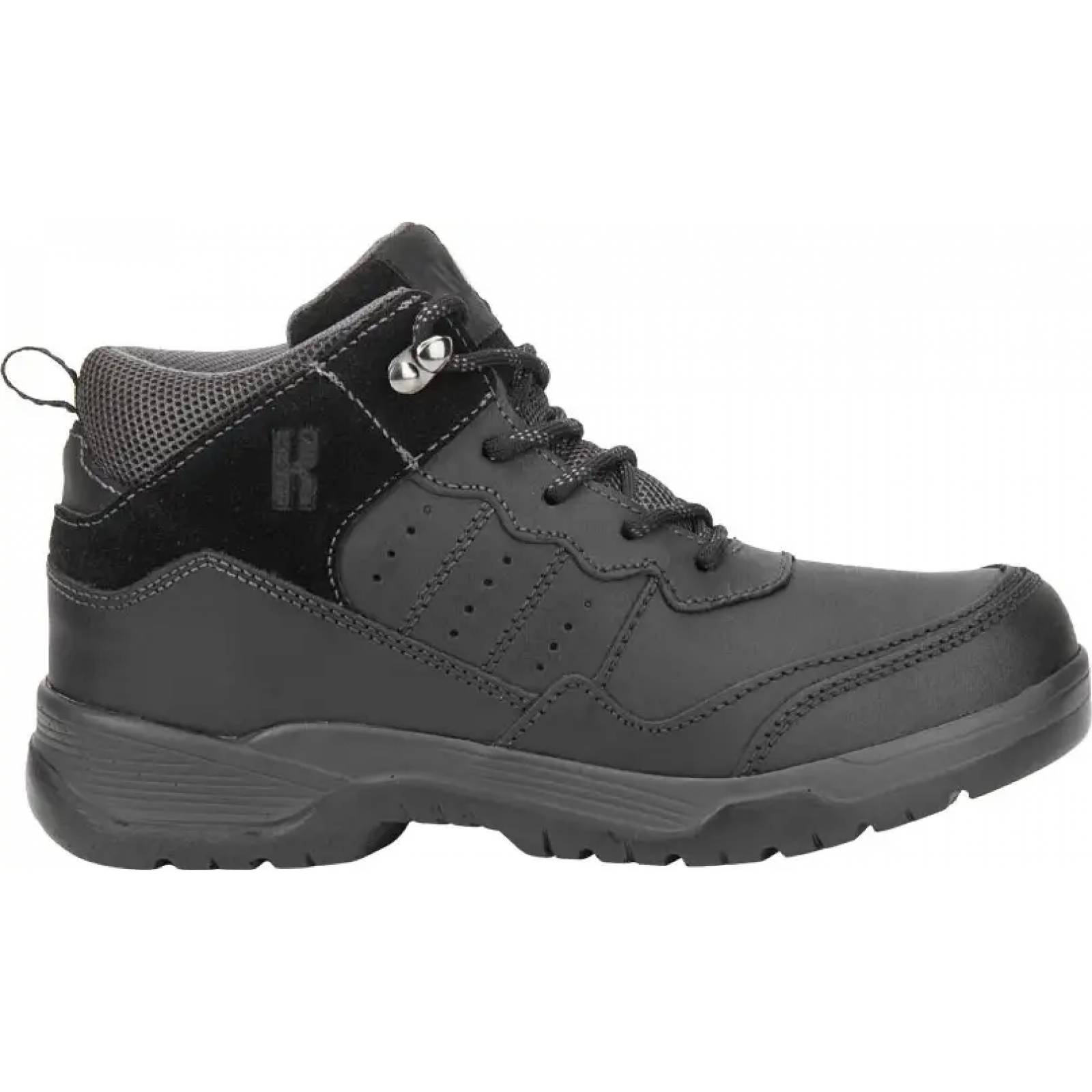 Bota hiker caballero negro piel Kebo modelo 610