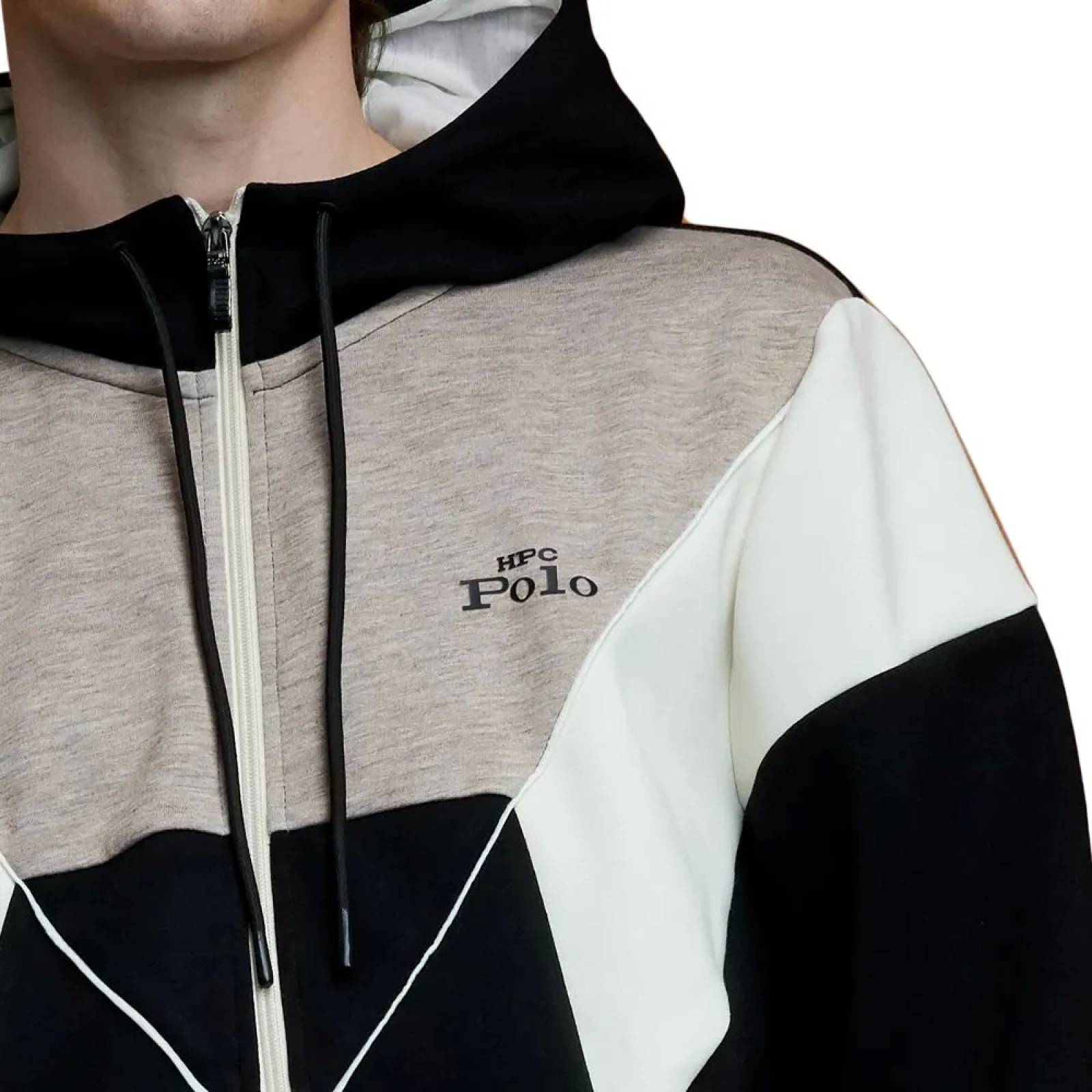 Sudadera casual caballero negro Hpc Polo modelo 3435