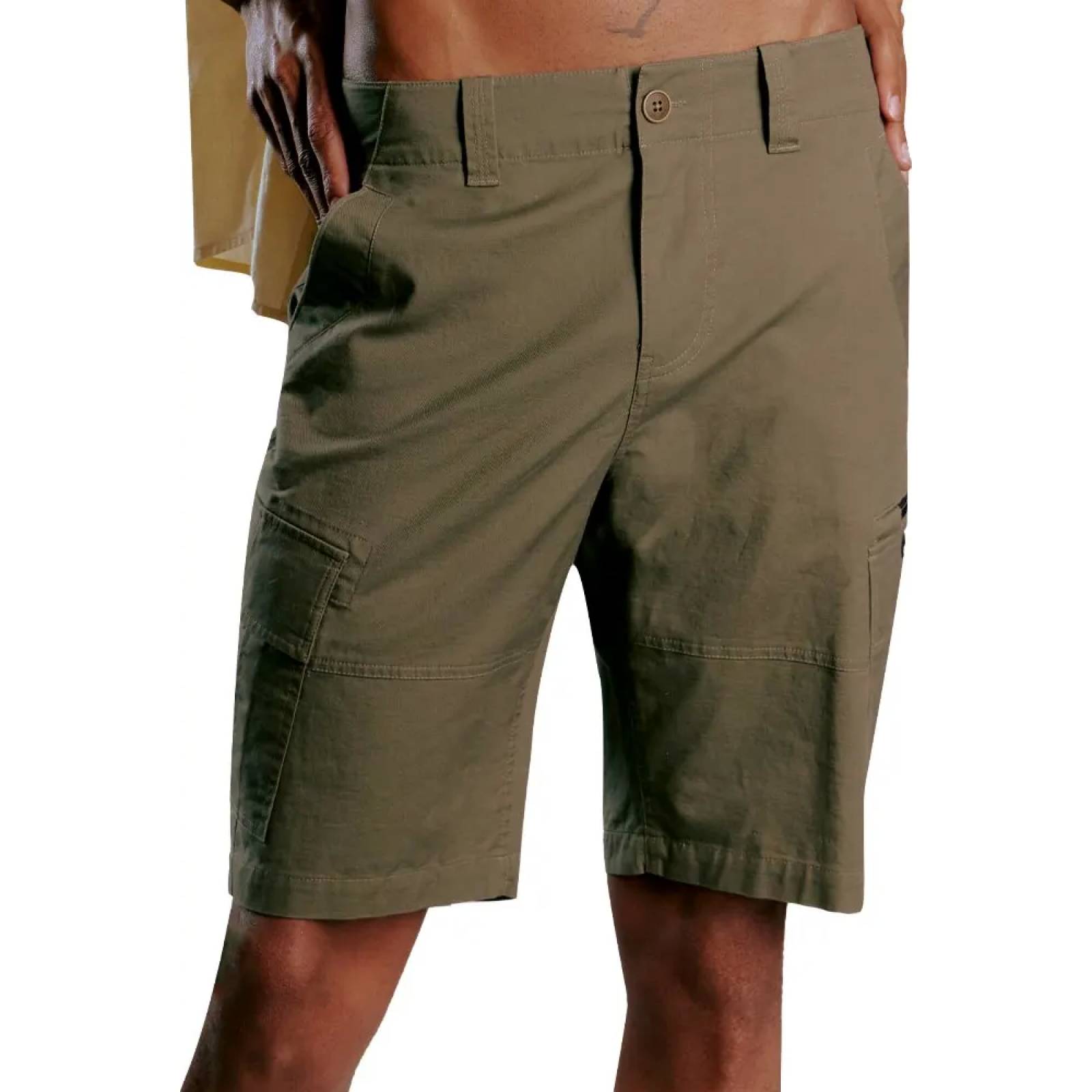 Bermuda/short casual caballero verde olivo Goodyear modelo 0420