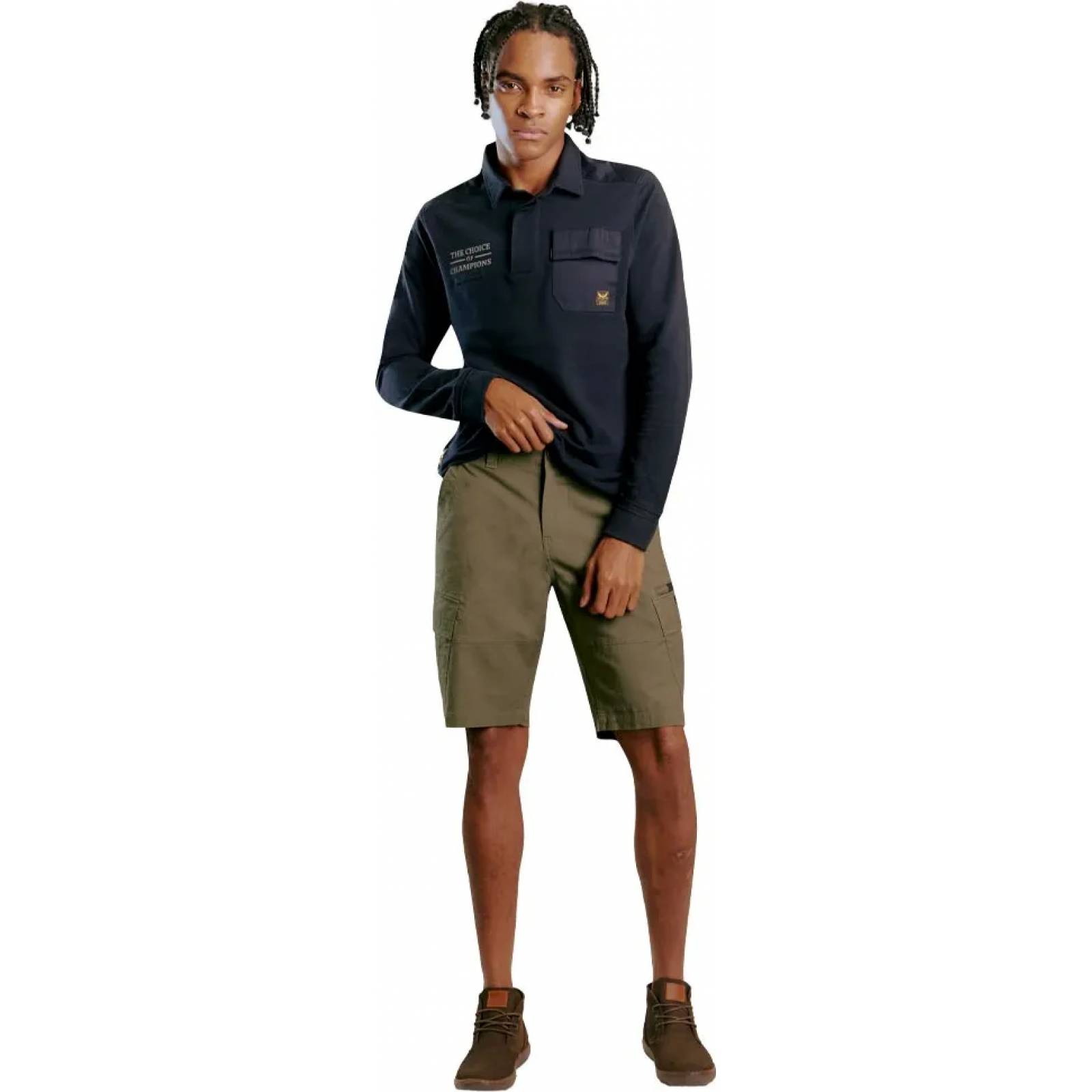 Bermuda/short casual caballero verde olivo Goodyear modelo 0420