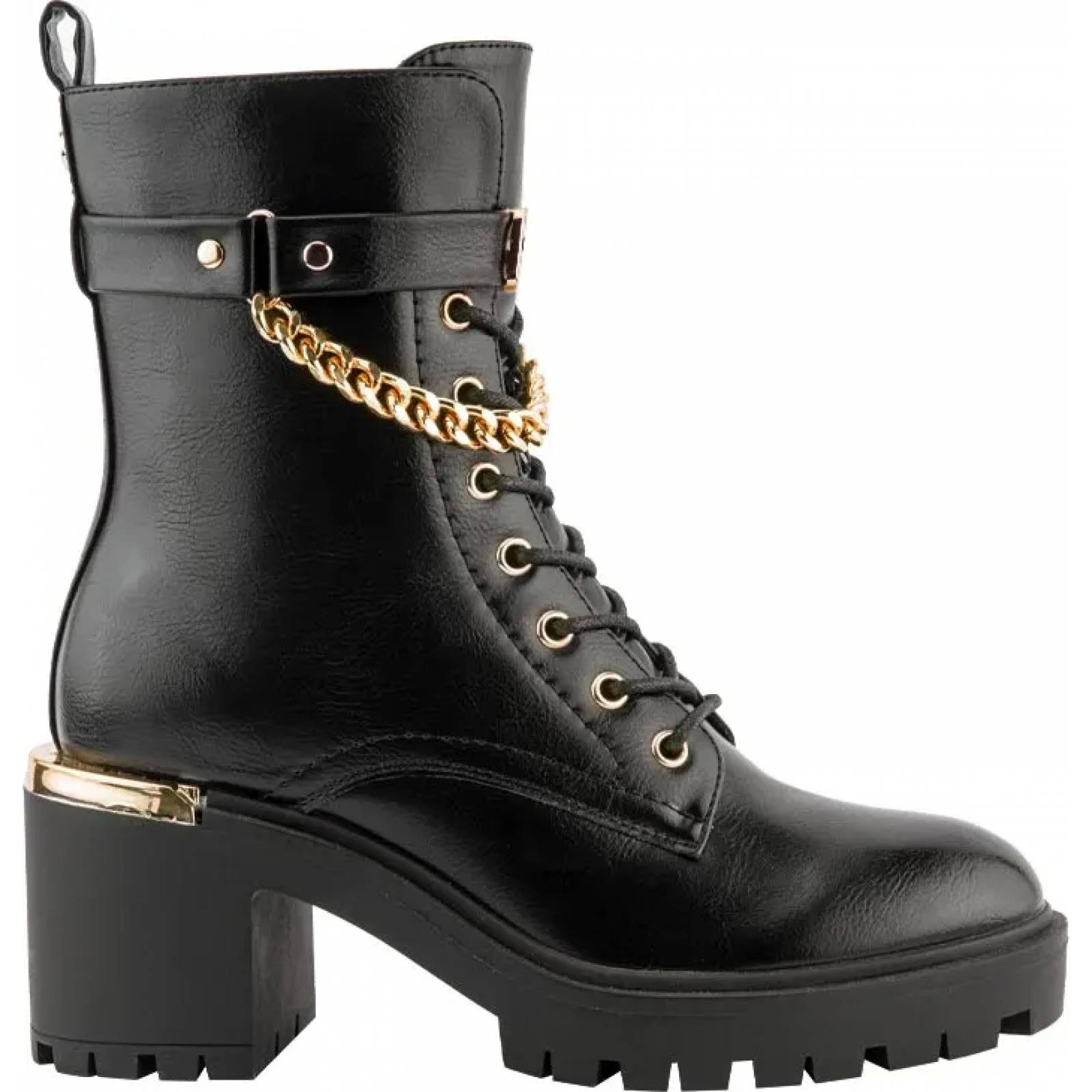 Bota militar dama negro Belinda Peregrin modelo 3361