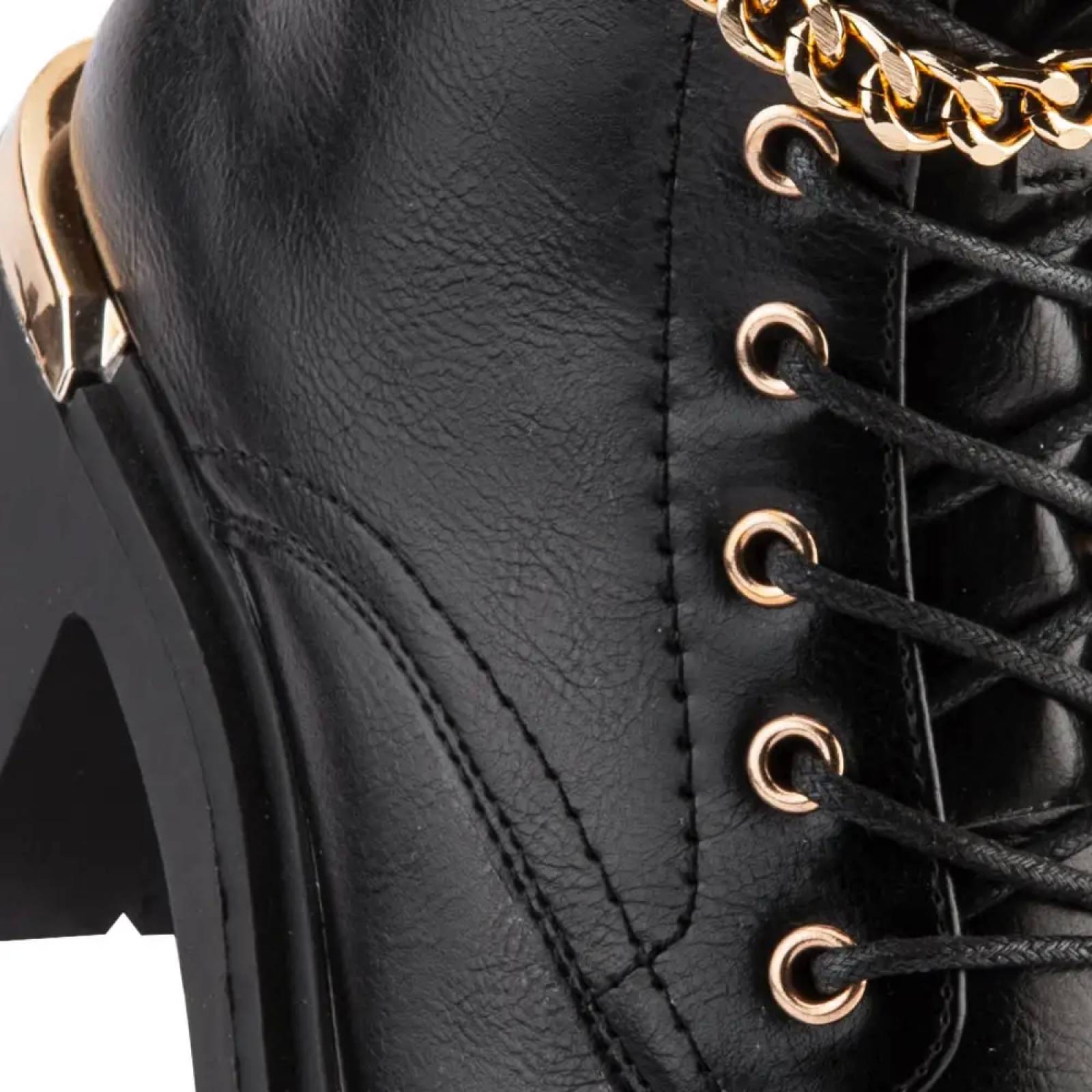 Bota militar dama negro Belinda Peregrin modelo 3361