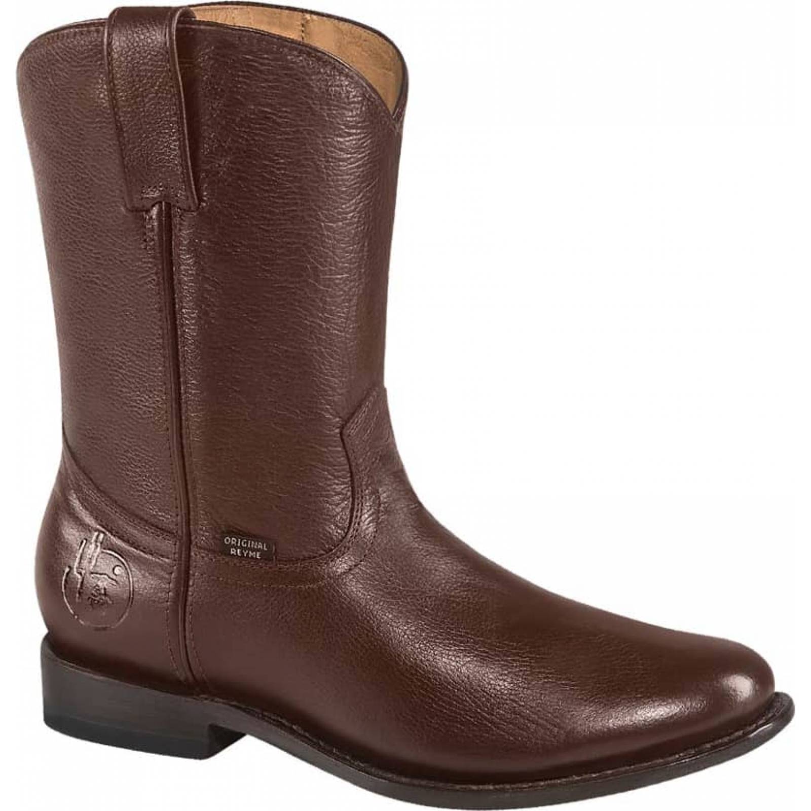 Botas largas vaqueras caballero cafe piel Reyme modelo 710