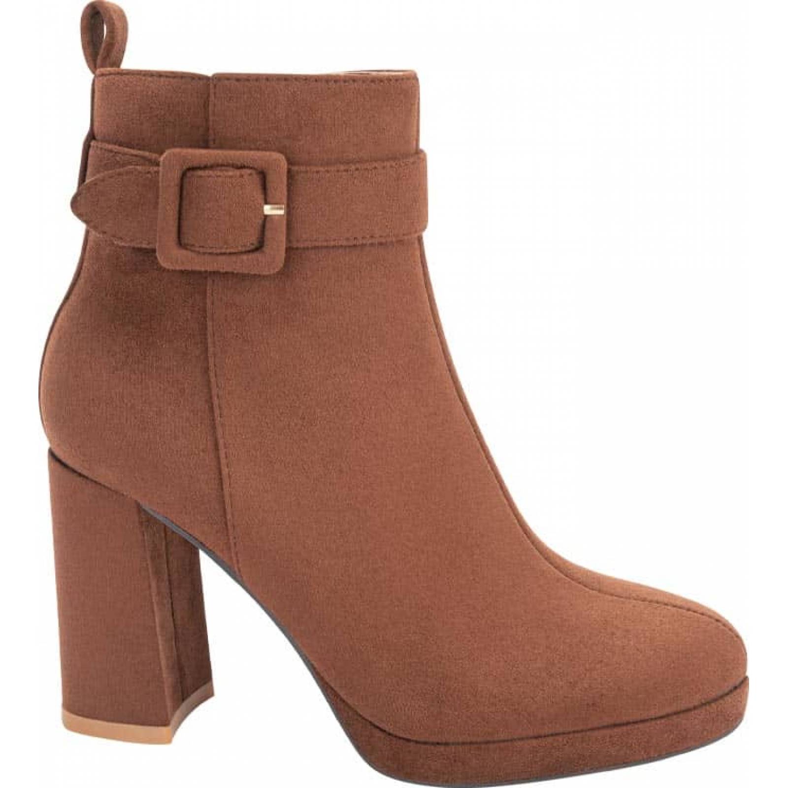 Bota vestir dama cafe Sao Paulo modelo JD03