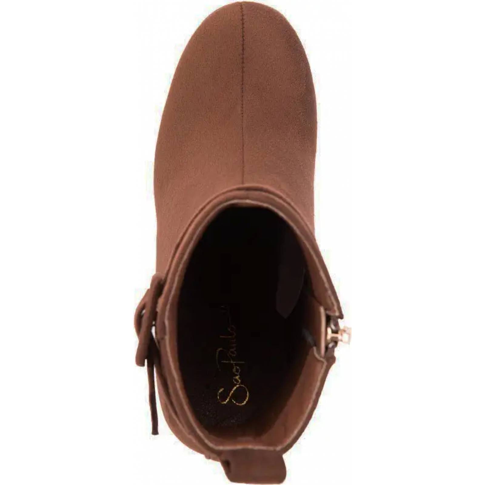 Bota vestir dama cafe Sao Paulo modelo JD03