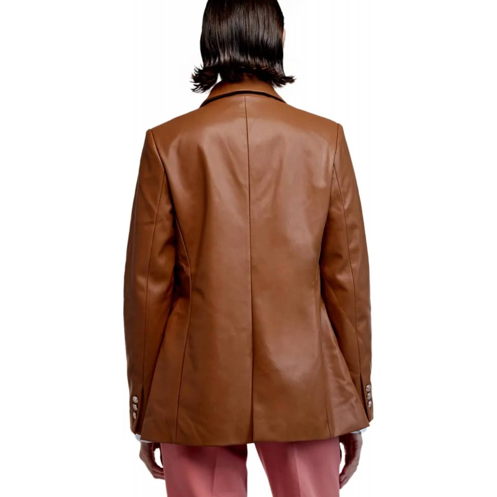 Saco casual dama cafe Holly Land modelo VR02