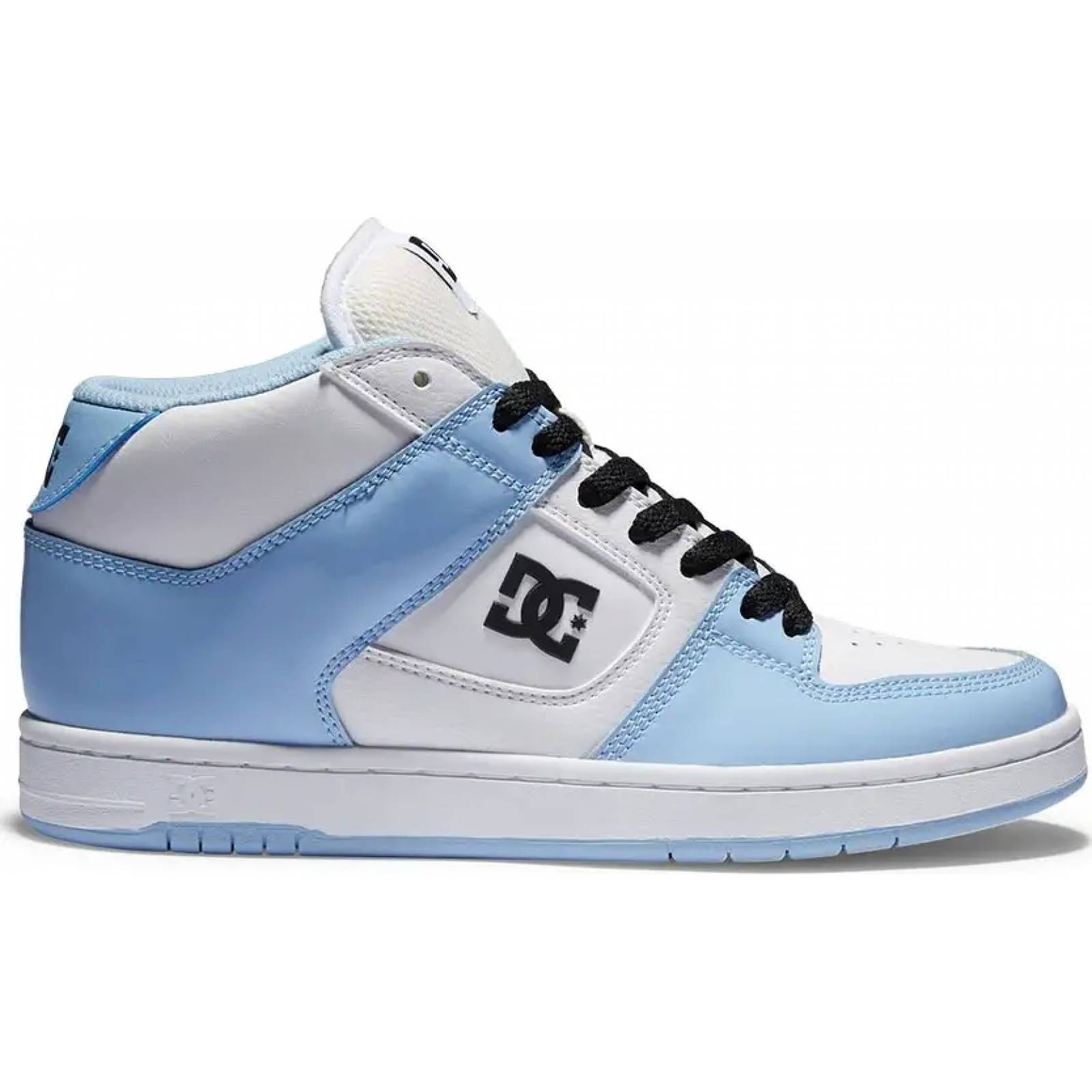 Tenis skate dama azul piel Dc Shoes modelo XBWK