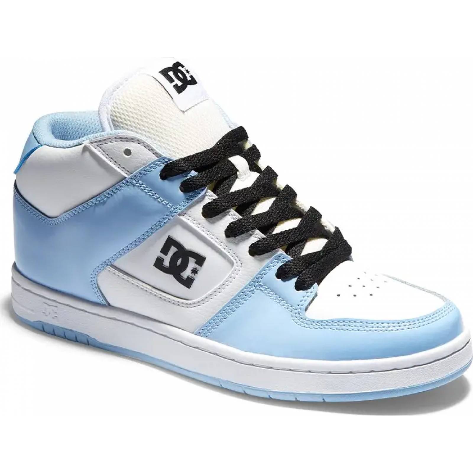 Tenis skate dama azul piel Dc Shoes modelo XBWK