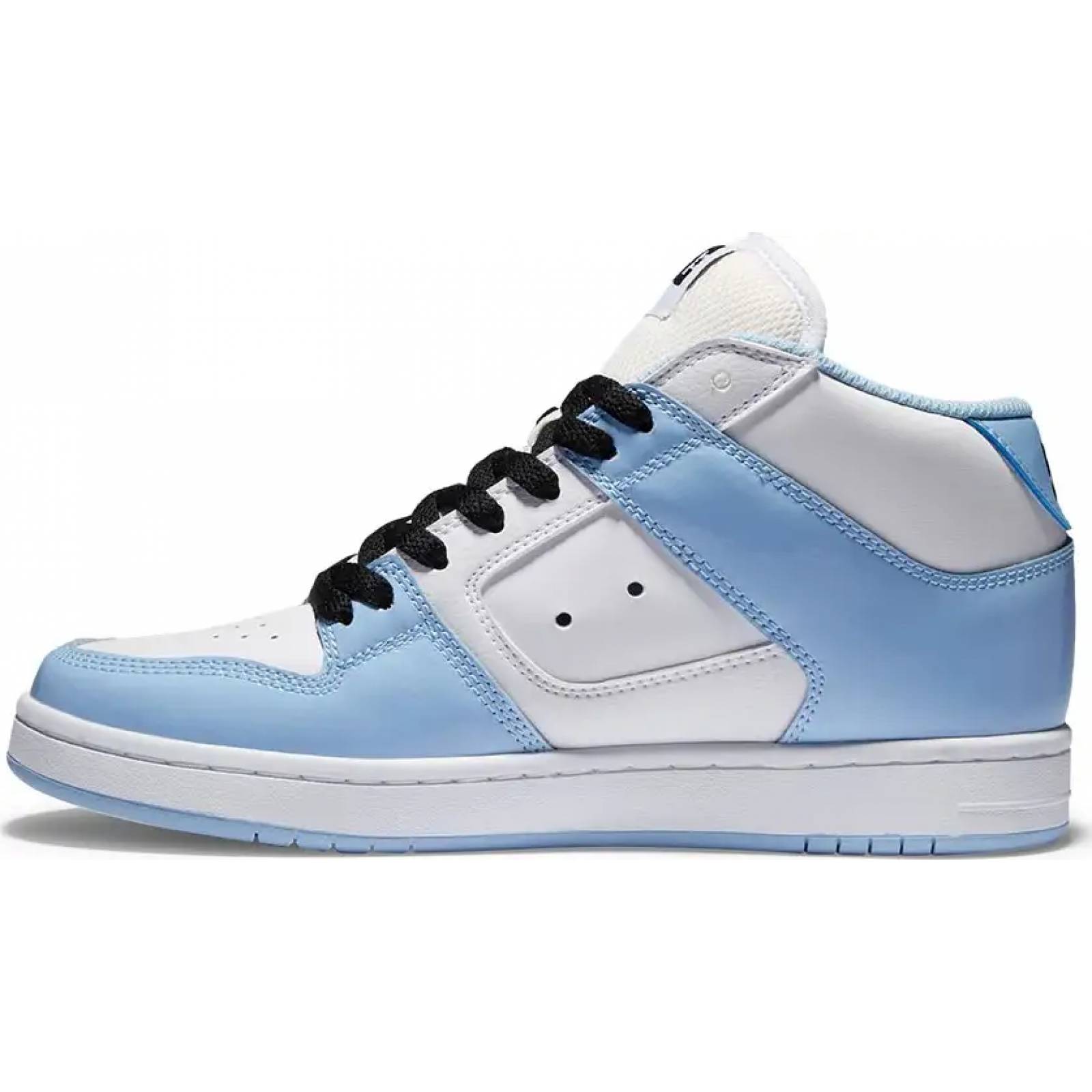 Tenis skate dama azul piel Dc Shoes modelo XBWK