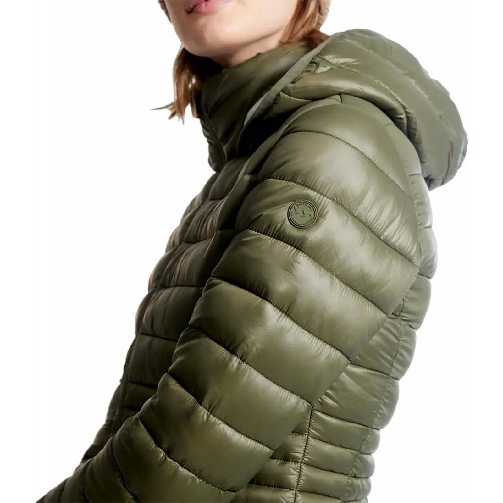 Chamarra abrigadora dama verde olivo Holly Land modelo 1024