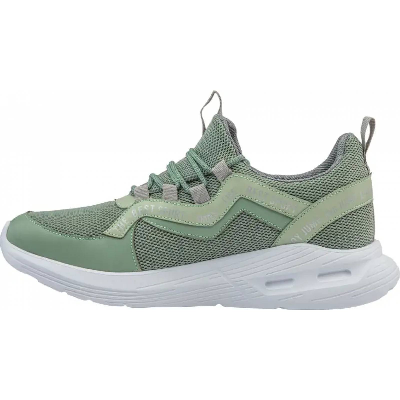 Choclo tenis casual urbano dama verde pistache Urban Shoes modelo 127