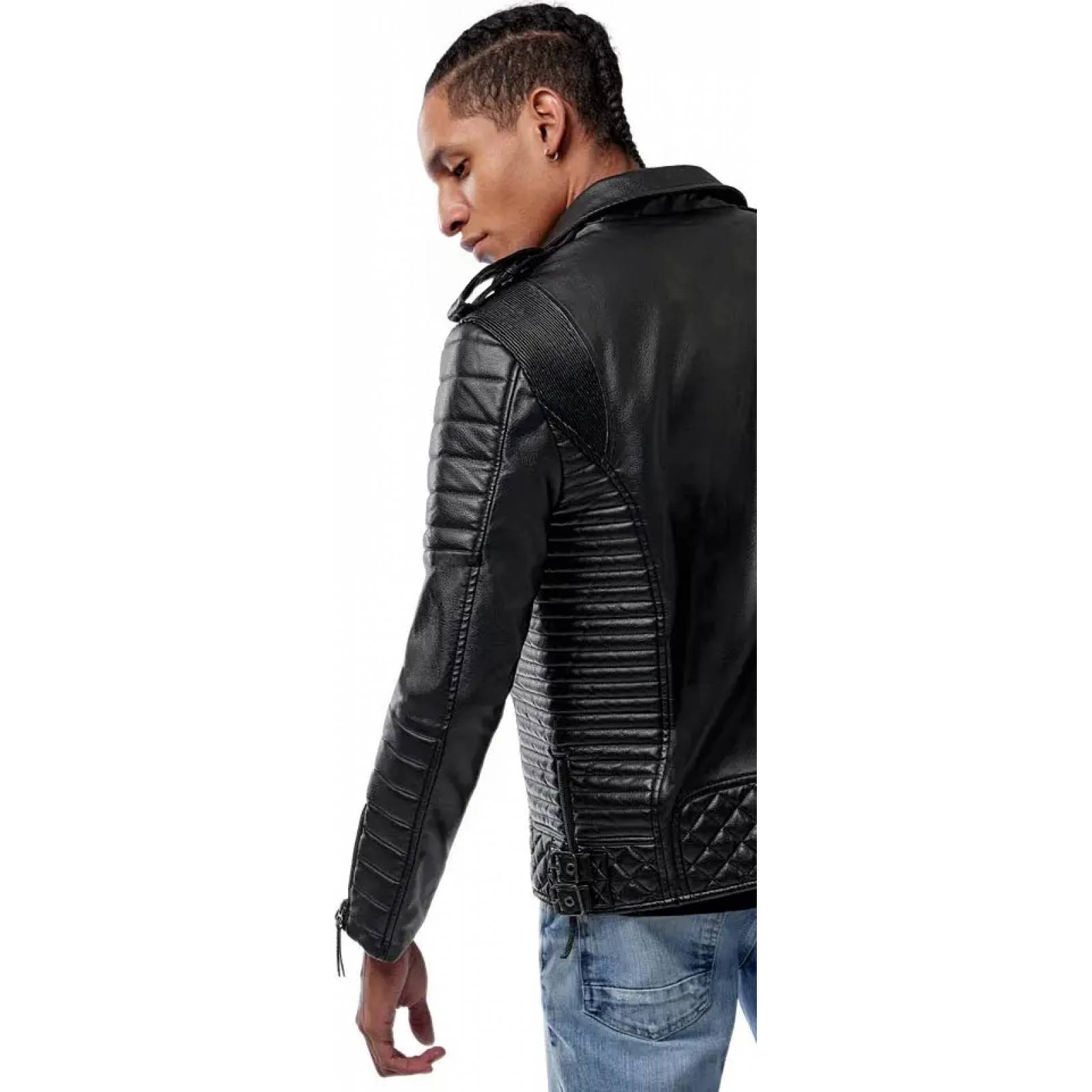 Chamarra abrigadora caballero negro Hard Soda modelo 1803