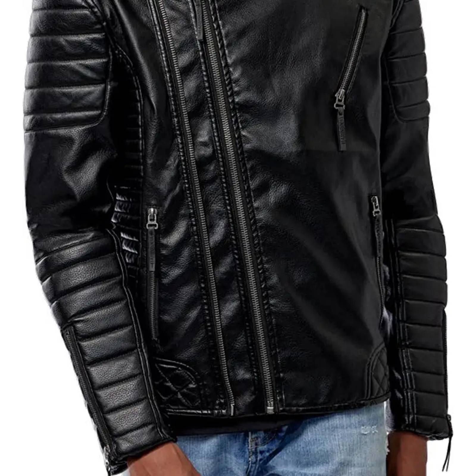 Chamarra abrigadora caballero negro Hard Soda modelo 1803
