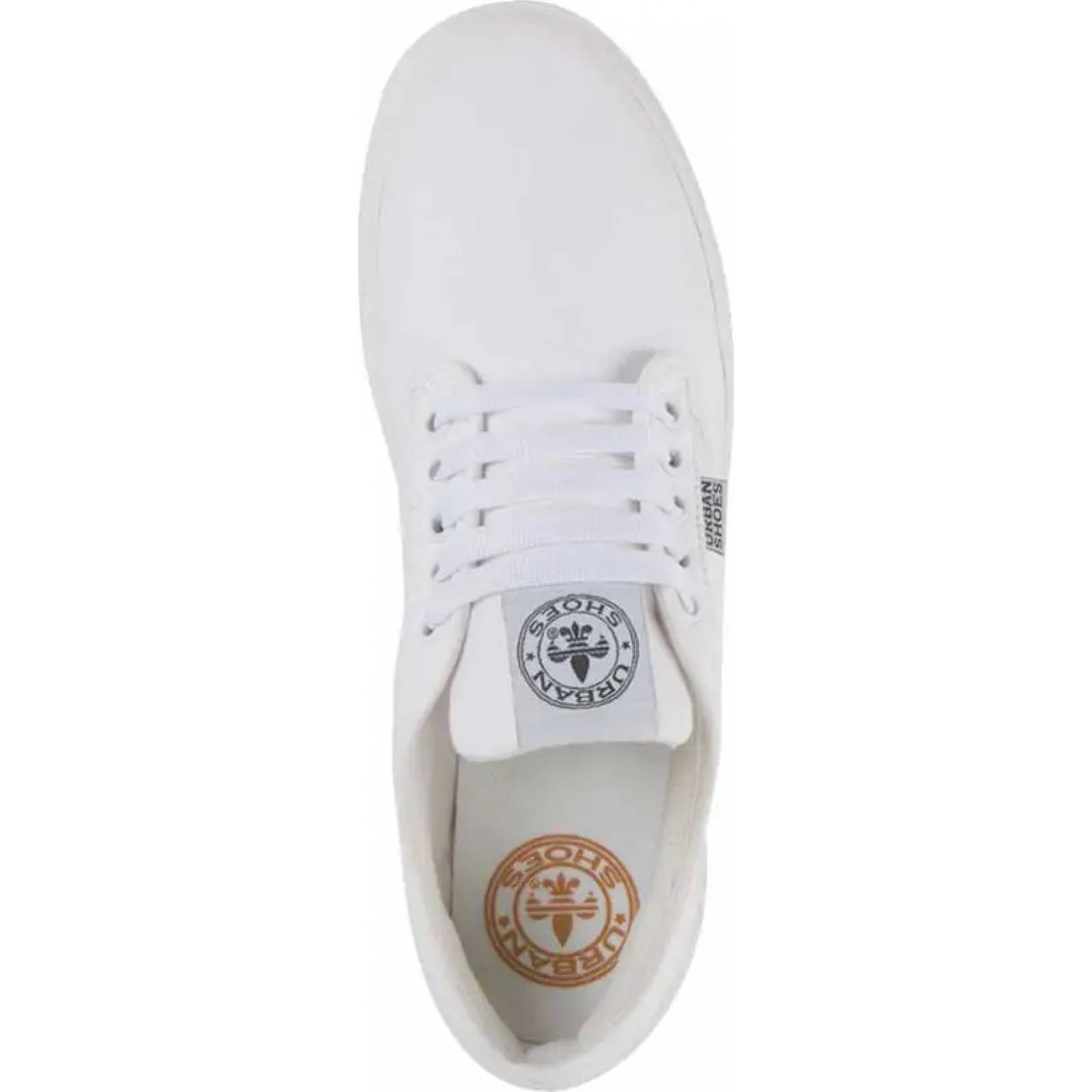 Choclo tenis casual urbano caballero blanco Urban Shoes modelo 180