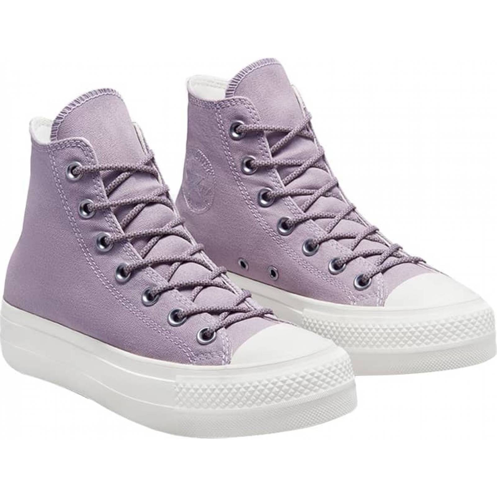 Bota tenis casual urbano dama lila Converse modelo 014C