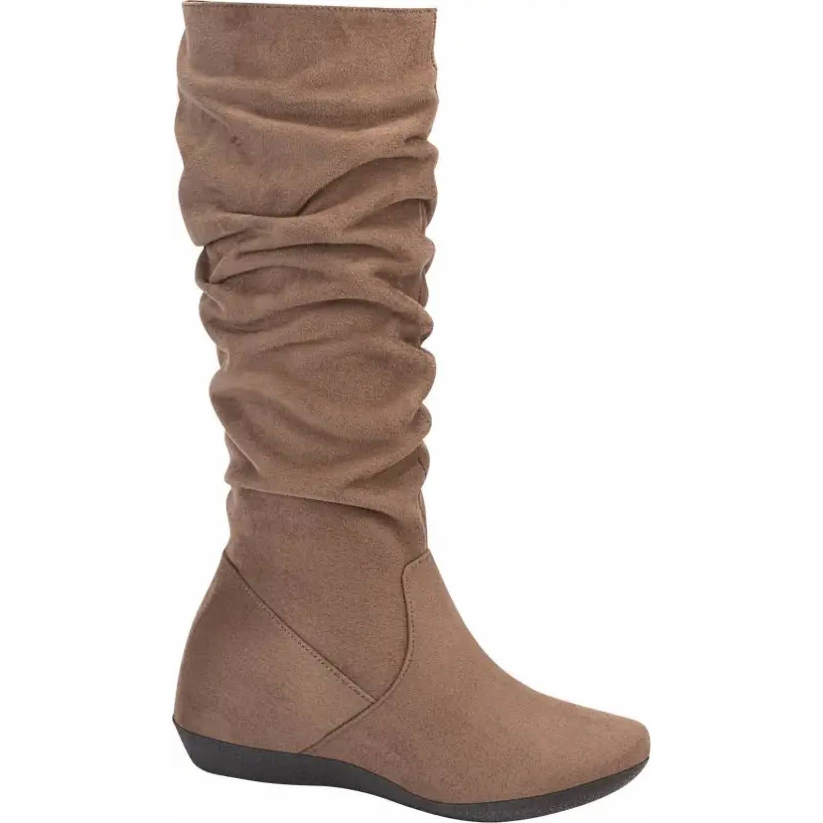 Botas largas dama taupe Pink By Price Shoes modelo 9093