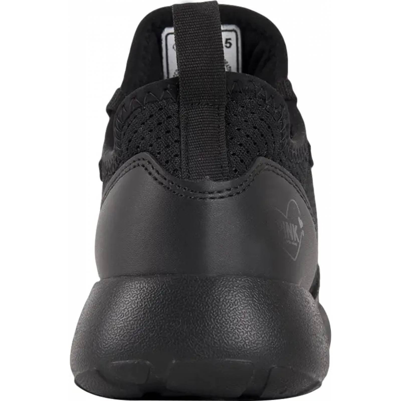 Choclo tenis casual urbano dama negro Pink By Price Shoes modelo 376W