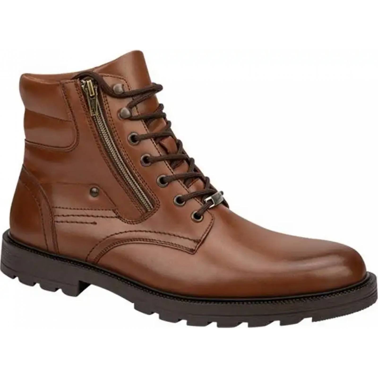 Botas Michel Michel Domit Zapatos Bota Heavy Caballero Cafe Piel