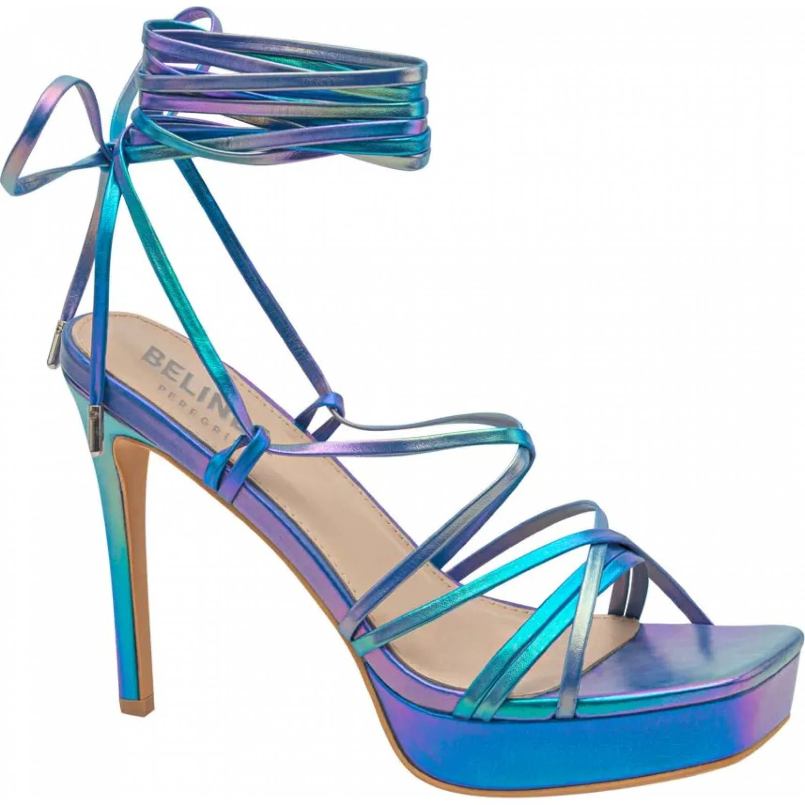 Sandalia vestir dama azul Belinda Peregrin modelo 2002