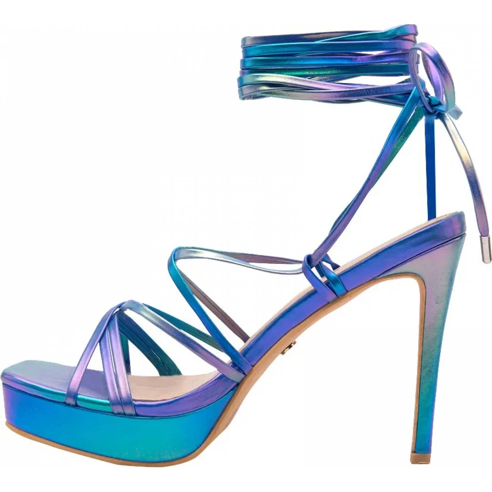 Sandalia vestir dama azul Belinda Peregrin modelo 2002