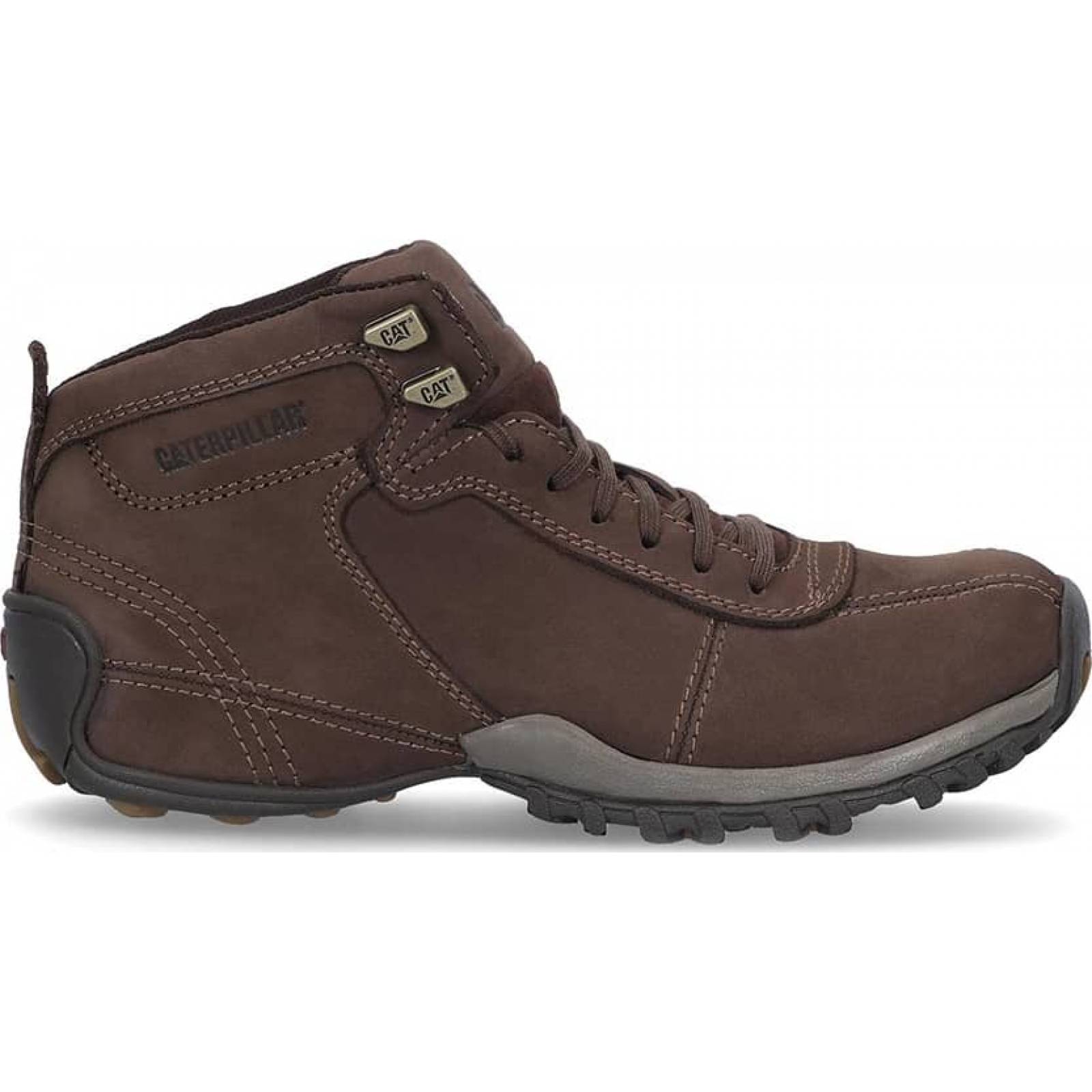 Botines caballero cafe piel Caterpillar modelo 31M4