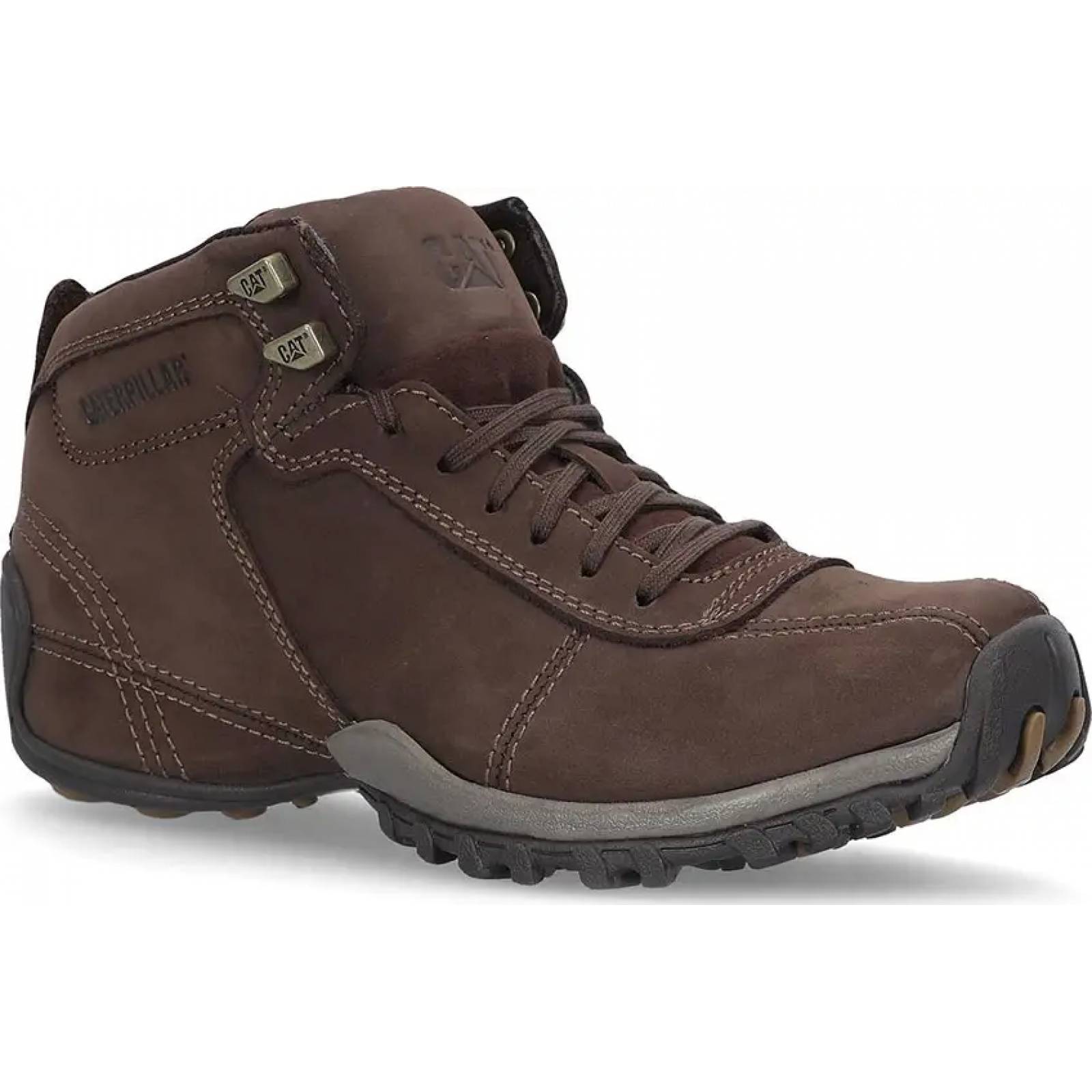 Botines caballero cafe piel Caterpillar modelo 31M4