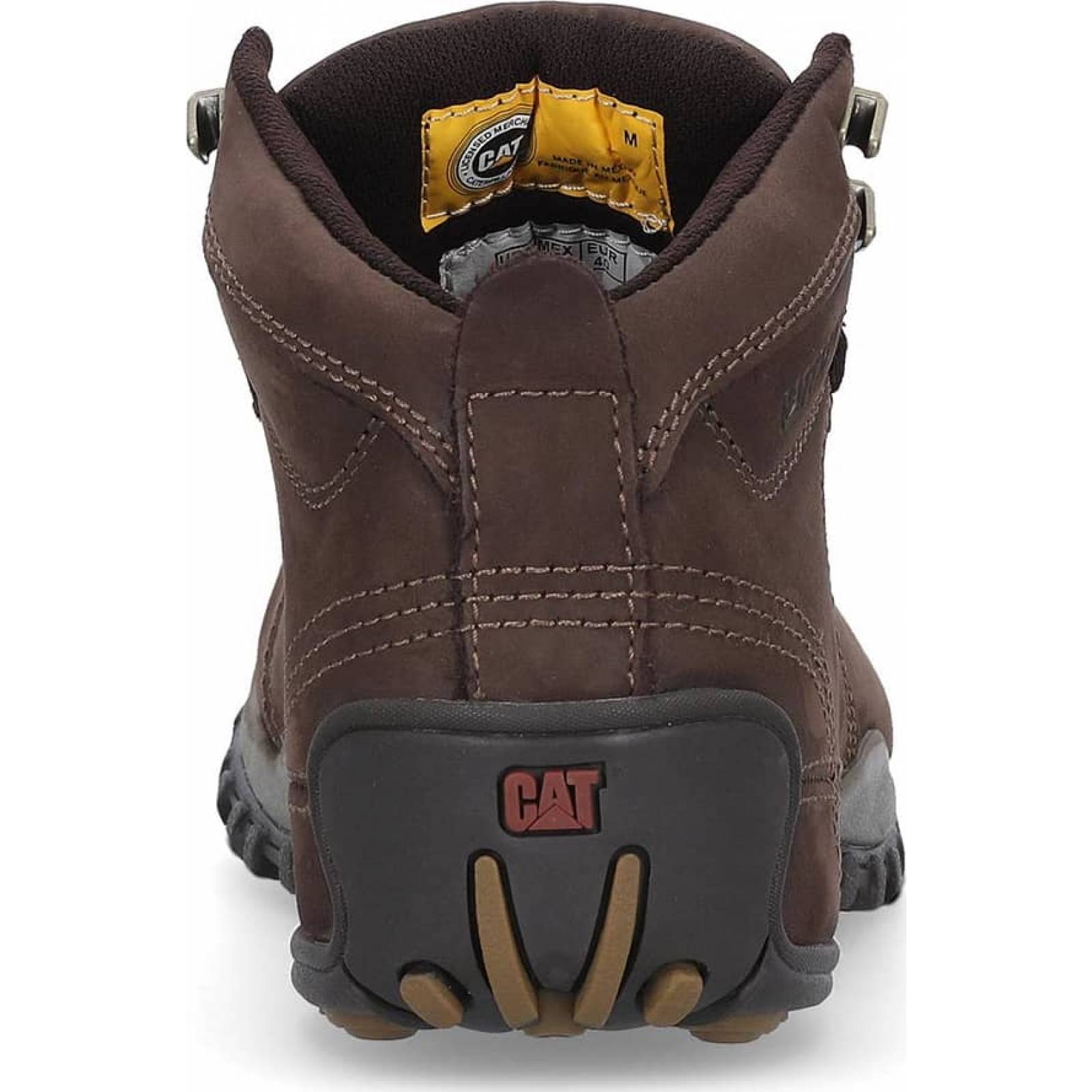 Botines caballero cafe piel Caterpillar modelo 31M4