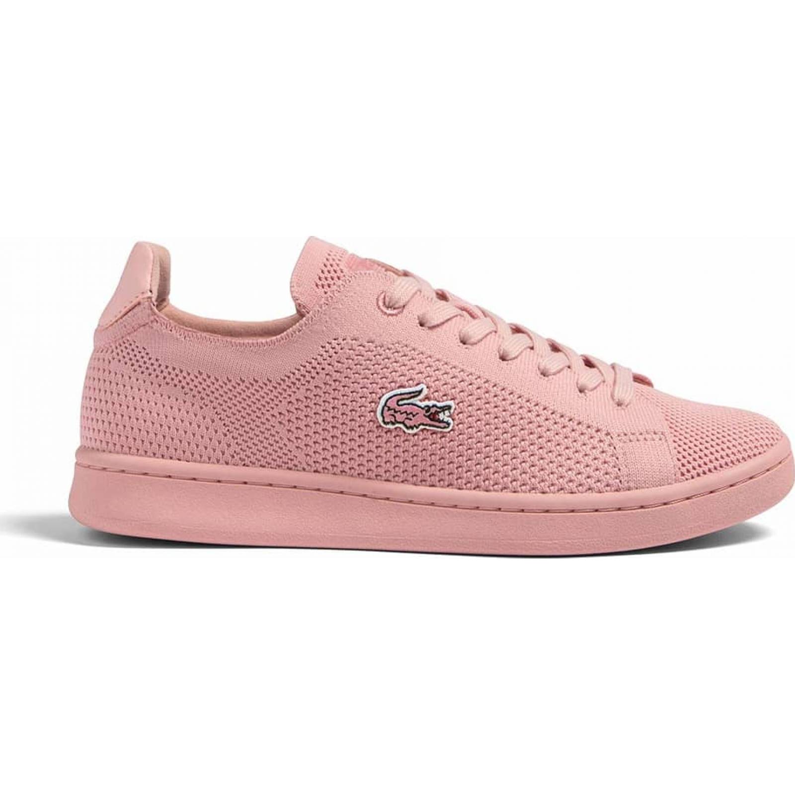 Choclo tenis casual urbano dama rosa piel Lacoste modelo 113C