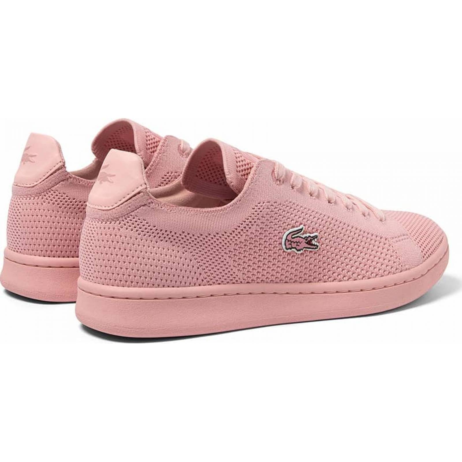 Choclo tenis casual urbano dama rosa piel Lacoste modelo 113C