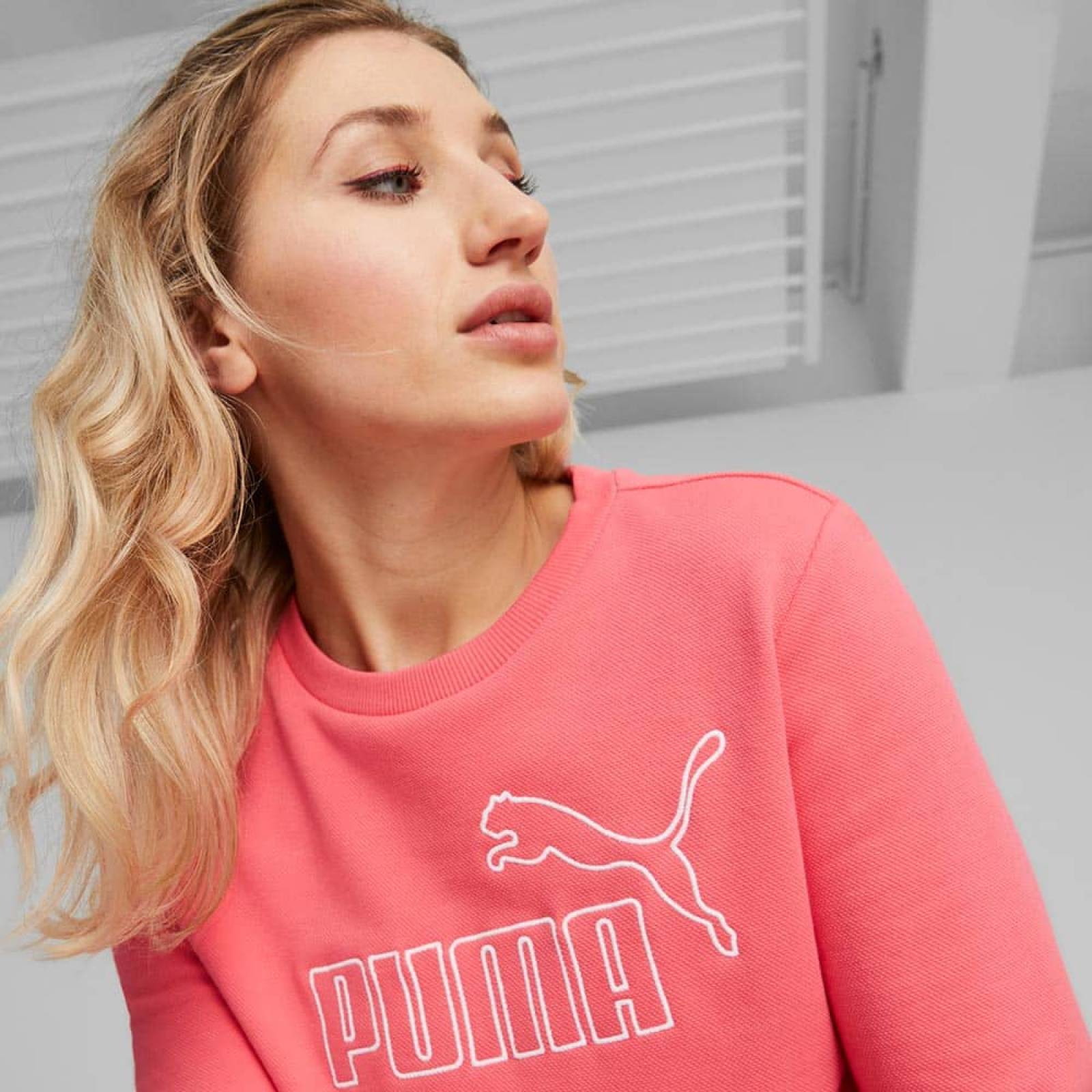 Sueter casual dama coral Puma modelo 2863