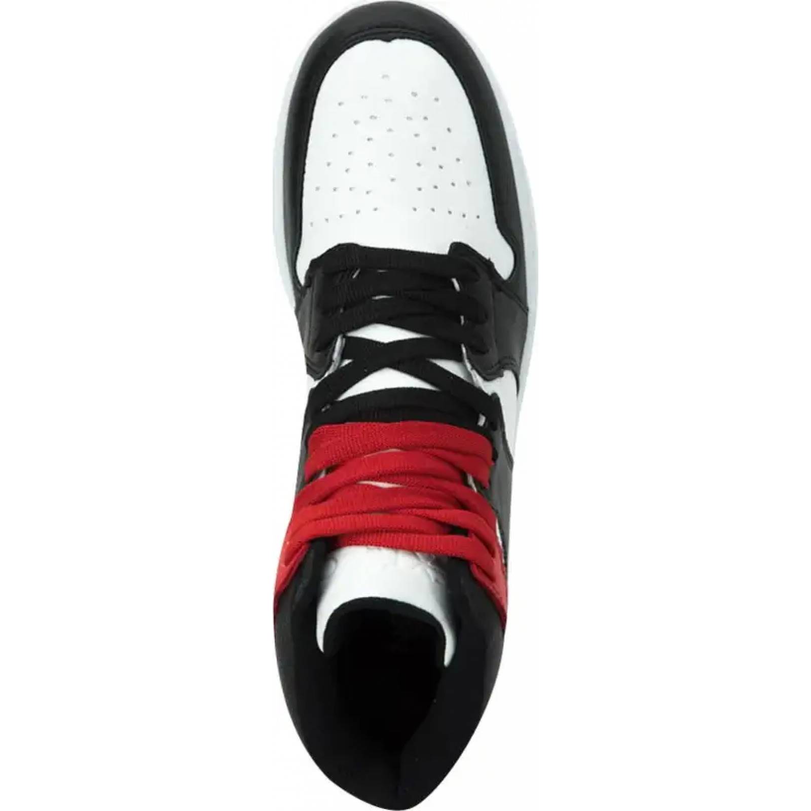 Bota tenis casual urbano dama blanco/negro Next & Co modelo 1014