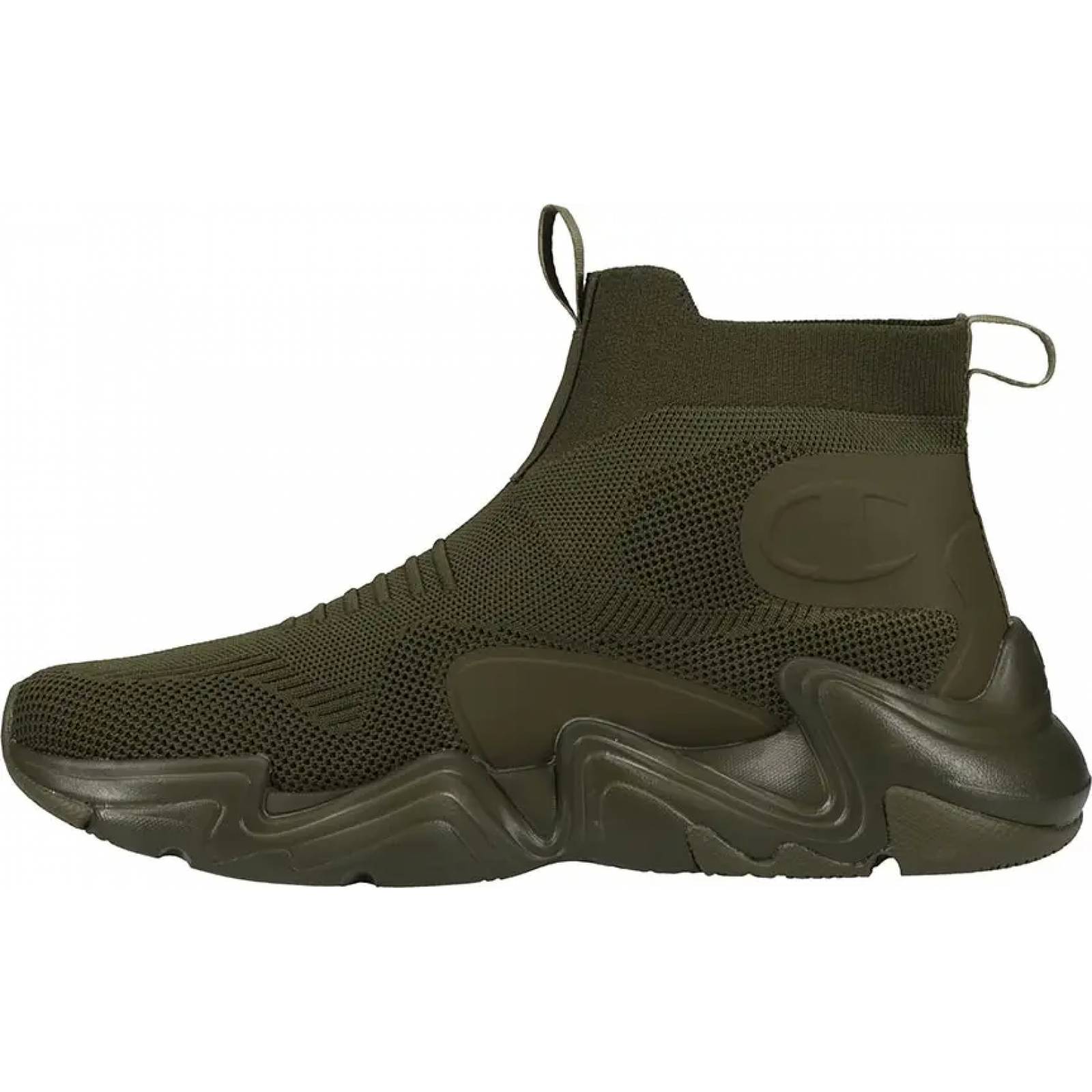 Bota tenis casual urbano caballero verde Champion modelo 847M