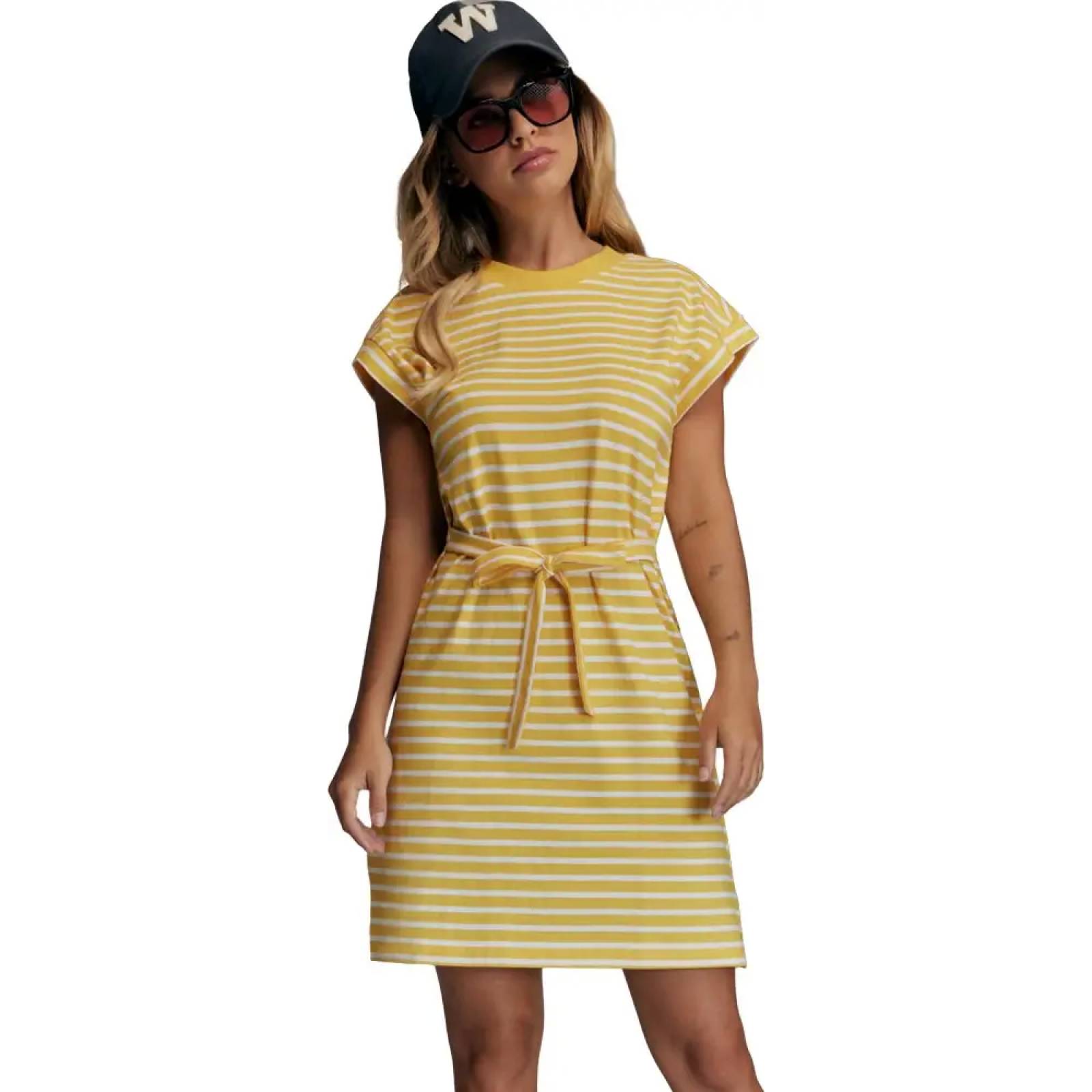 Vestido casual dama amarillo Holly Land modelo 1400