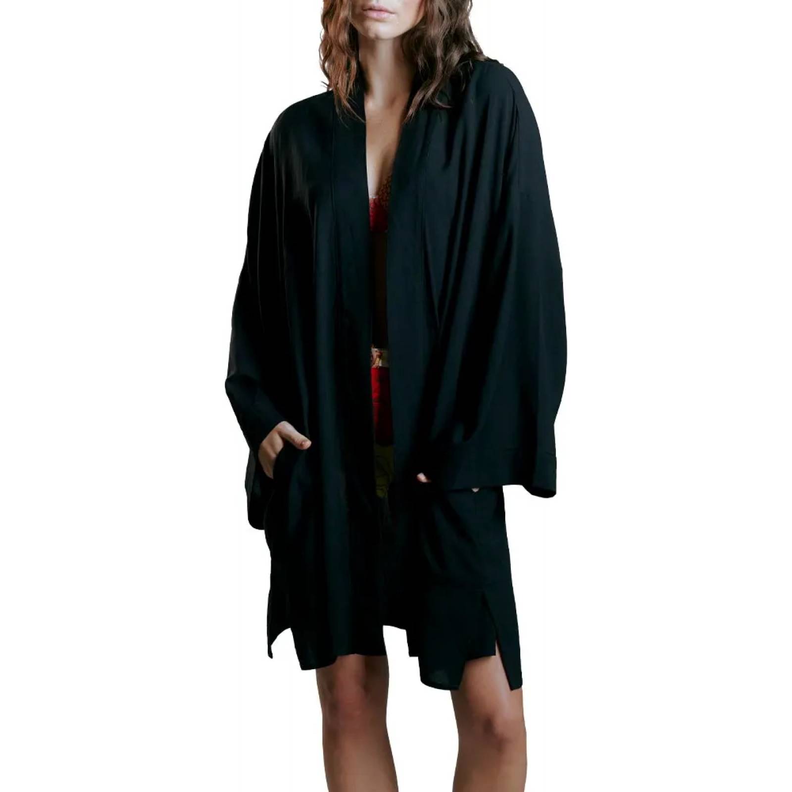 Salida de playa de playa dama negro Holly Land modelo 6331