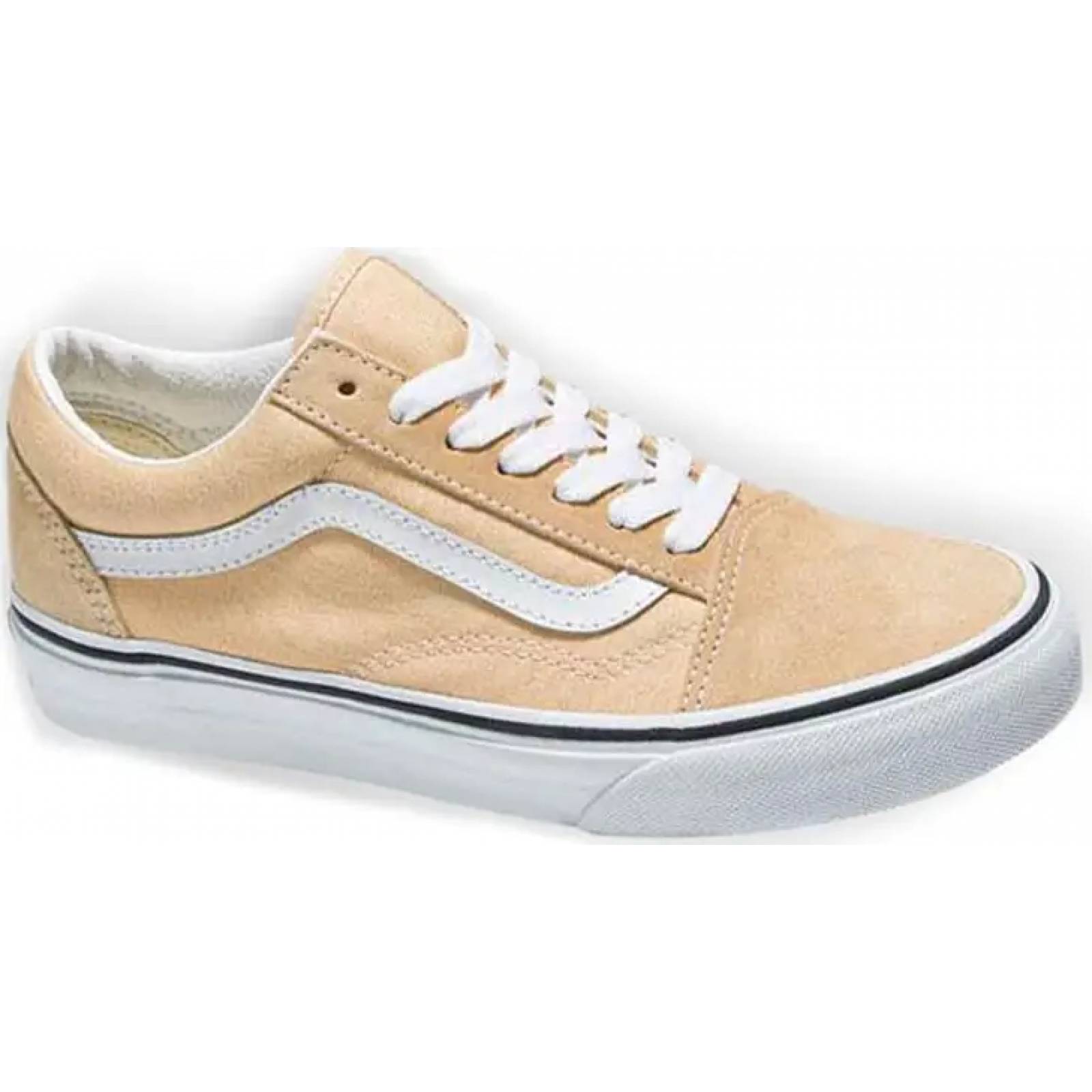Tenis skate dama coral intenso piel Vans Latino modelo TBLP