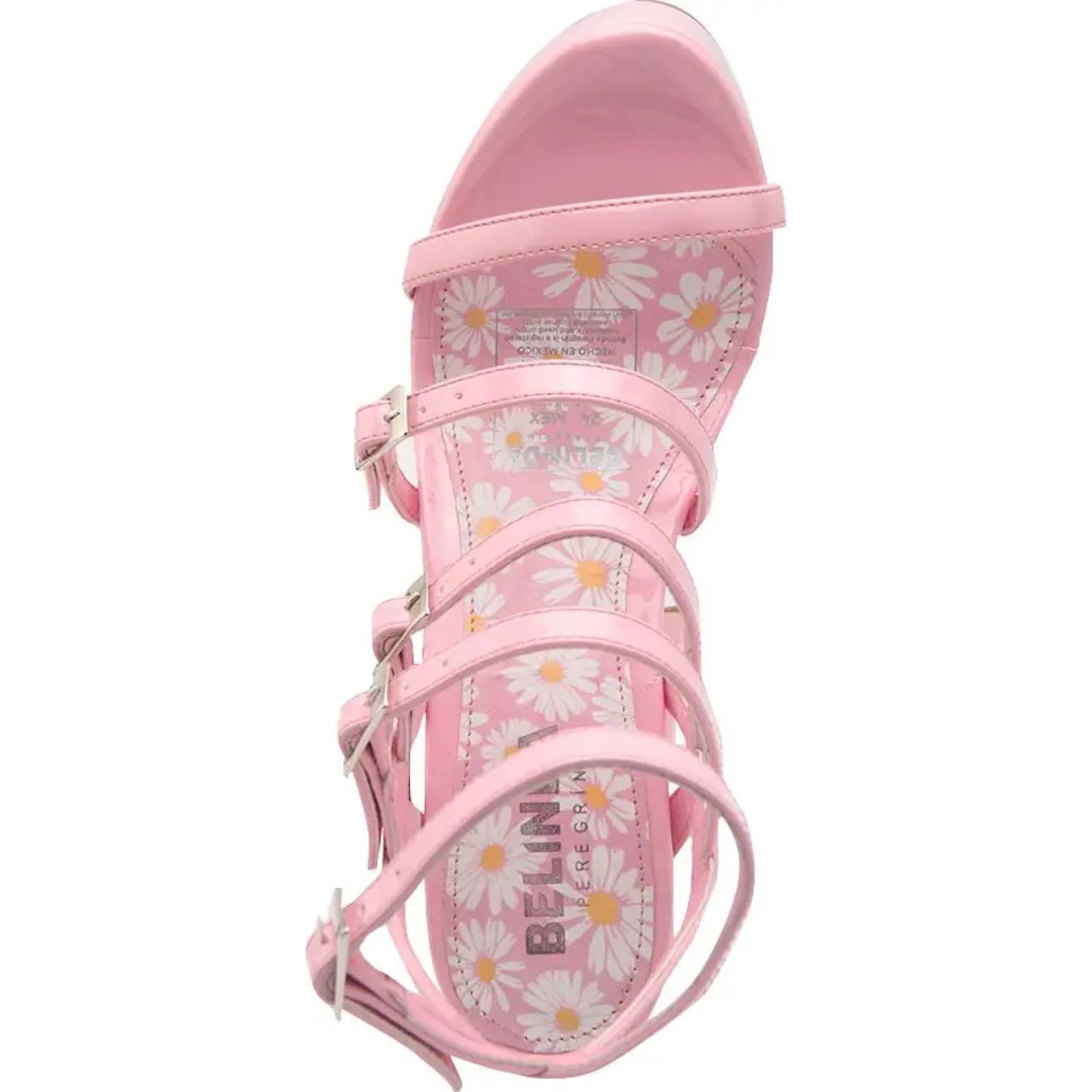 Sandalia vestir dama rosa Belinda Peregrin modelo 9132