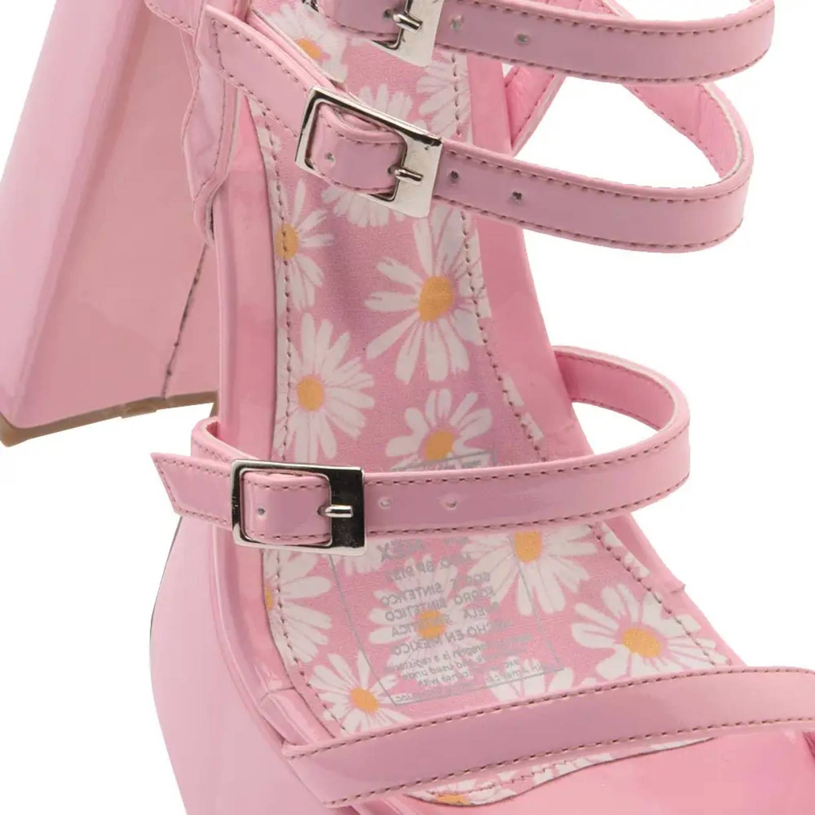 Sandalia vestir dama rosa Belinda Peregrin modelo 9132