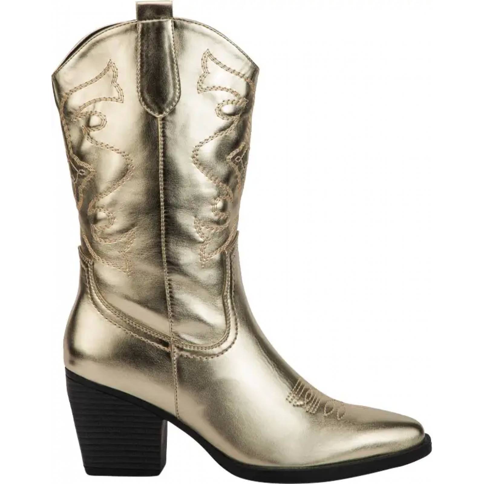 Botas 3/4 vaqueras dama oro Tierra Bendita modelo 5110