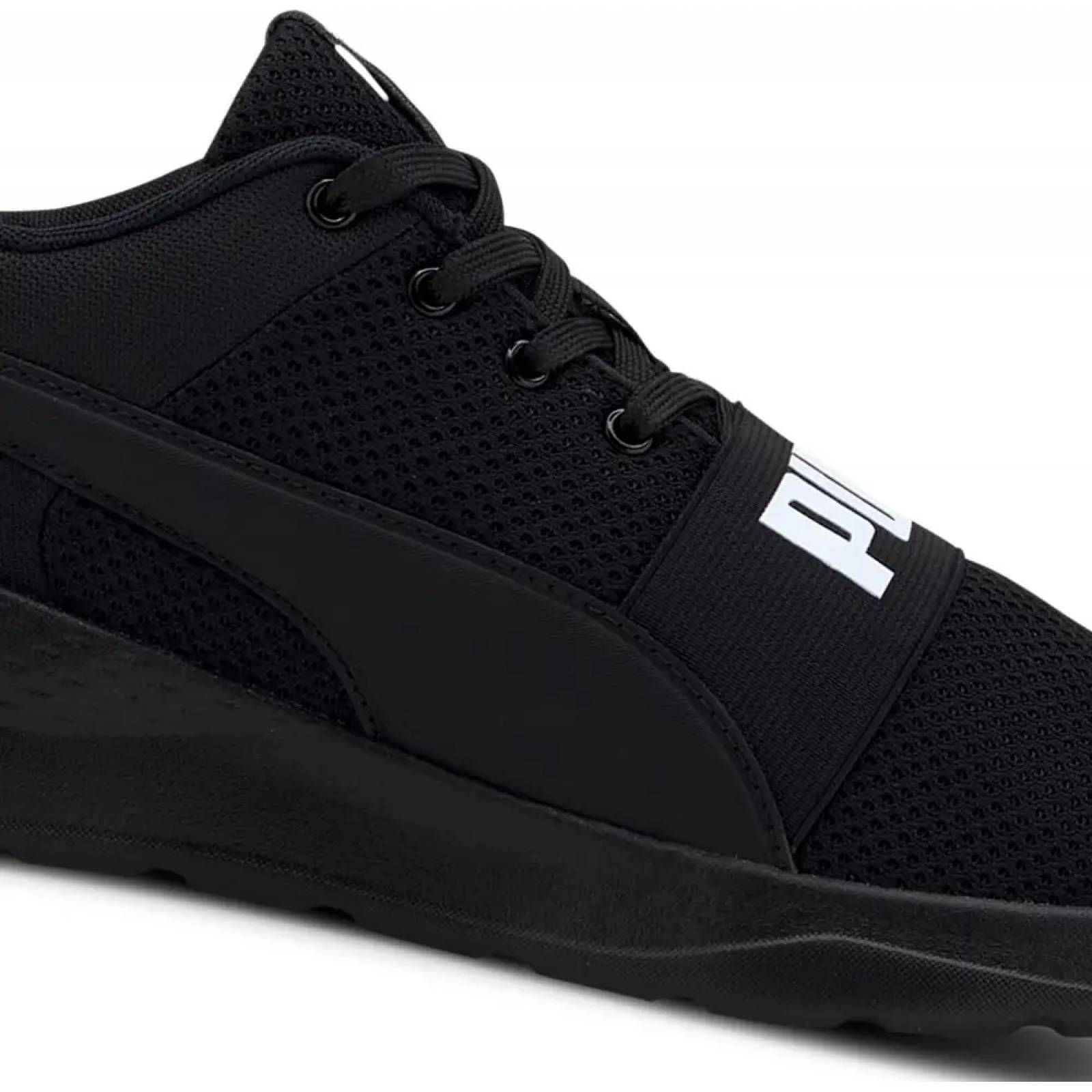 Caminar tenis deportivo caballero negro Puma modelo 3620