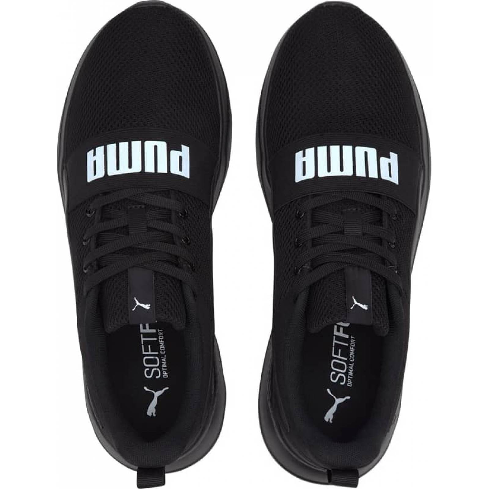 Caminar tenis deportivo caballero negro Puma modelo 3620