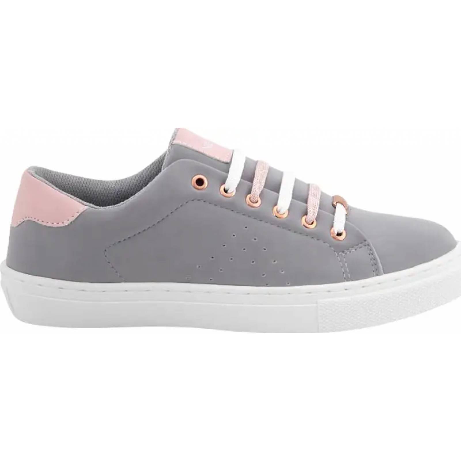 Choclo tenis casual urbano dama gris Next & Co modelo 3869