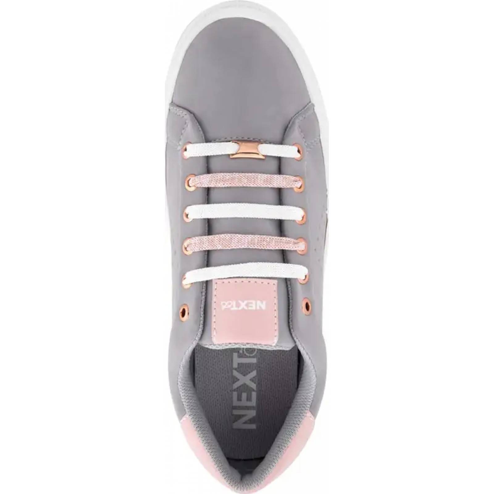 Choclo tenis casual urbano dama gris Next & Co modelo 3869