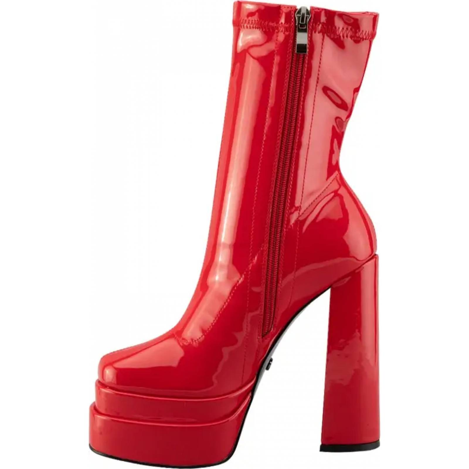 Bota vestir dama rojo Belinda Peregrin modelo 3170