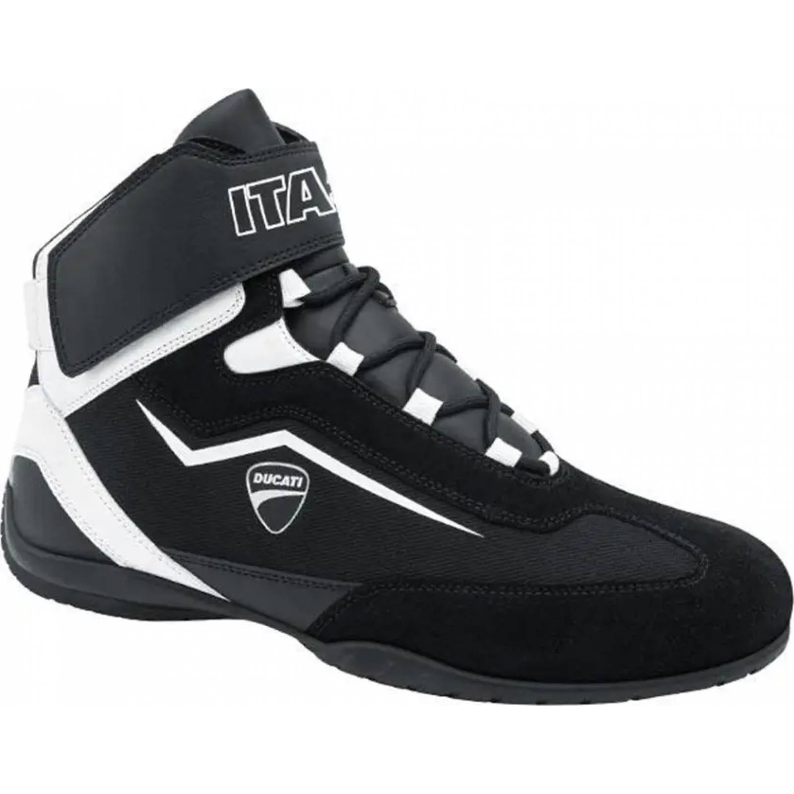 Bota tenis casual urbano caballero blanco/negro Ducati modelo 1802