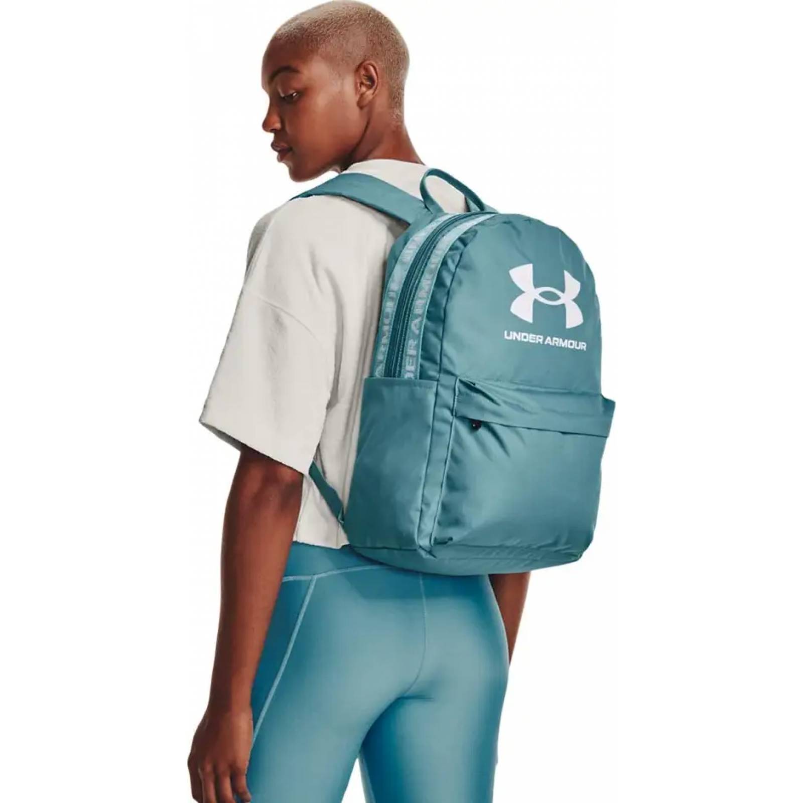 Backpack mochila/morral/maleta dama azul turquesa Under Armour Mexico modelo 6400