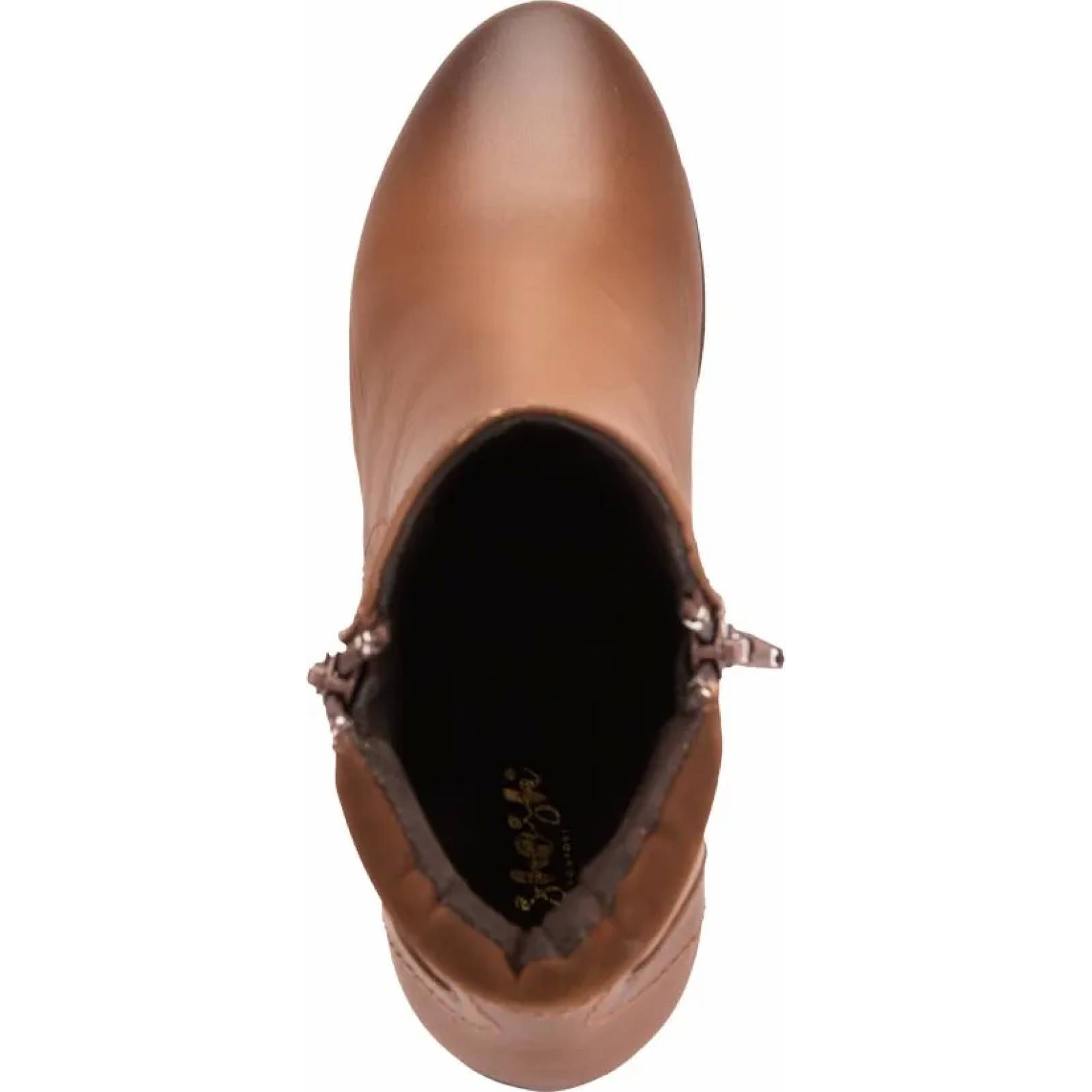 Botines dama cognac piel Shosh Confort modelo 8027