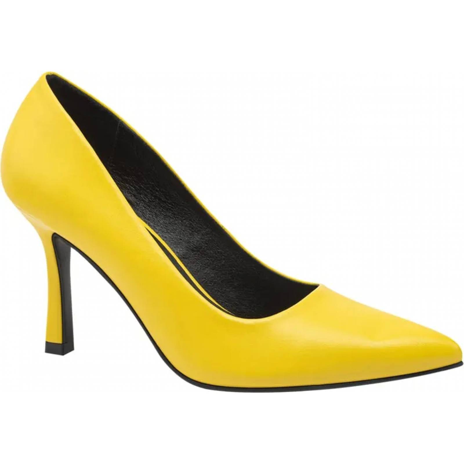 Zapatilla vestir dama amarillo Yaeli modelo KW02