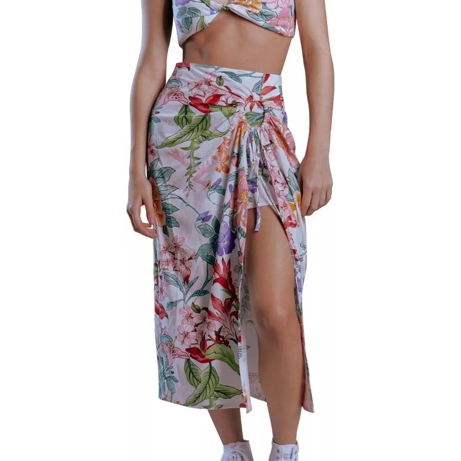 Falda de playa dama rosa Holly Land modelo LN40